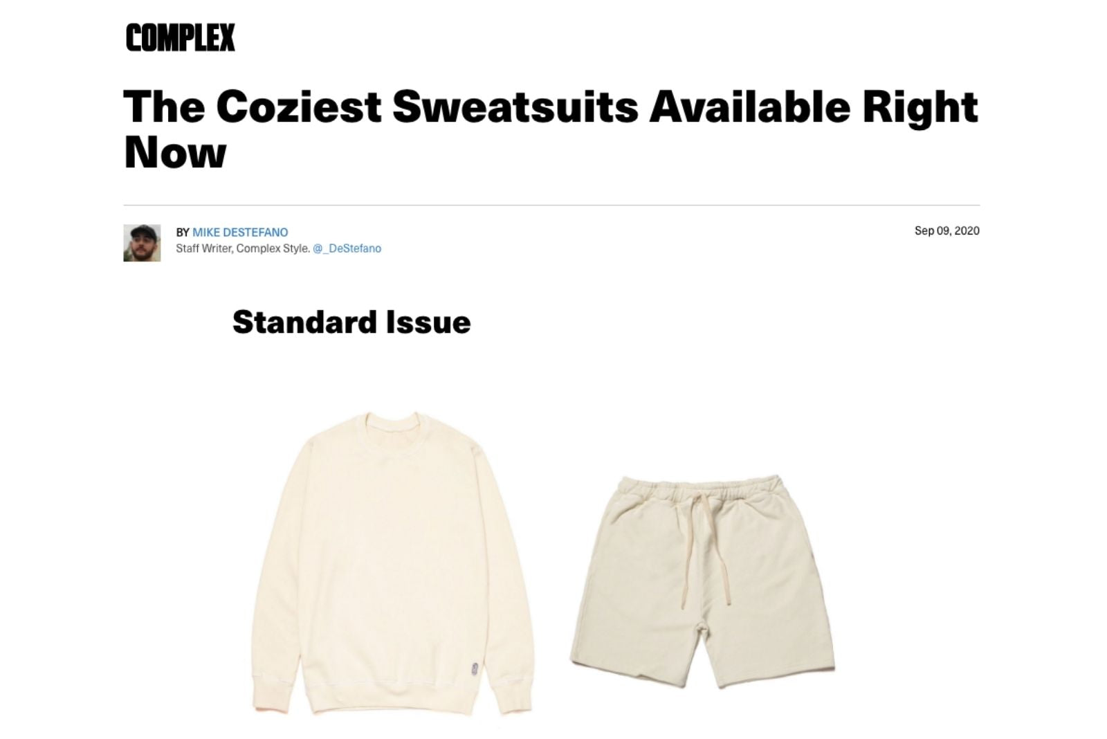 Complex Coziest Sweatsuits