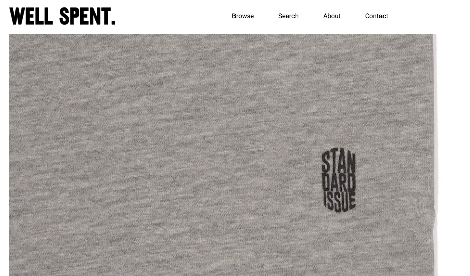 Standard Issue Tees are Money "Well Spent" STANDARD ISSUE TEES