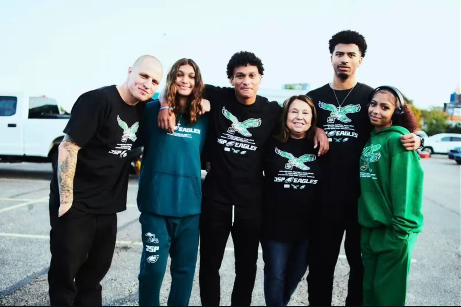 The Philadelphia Inquirer Eagles collaborate with skateboarder Jimmy Gorecki on a kelly green clothing line