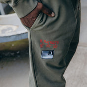 Eminem x Standard Issue Kamikaze Sweatpants Burnt Olive