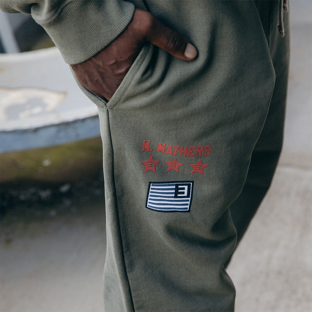 Eminem x Standard Issue Kamikaze Sweatpants Burnt Olive STANDARD
