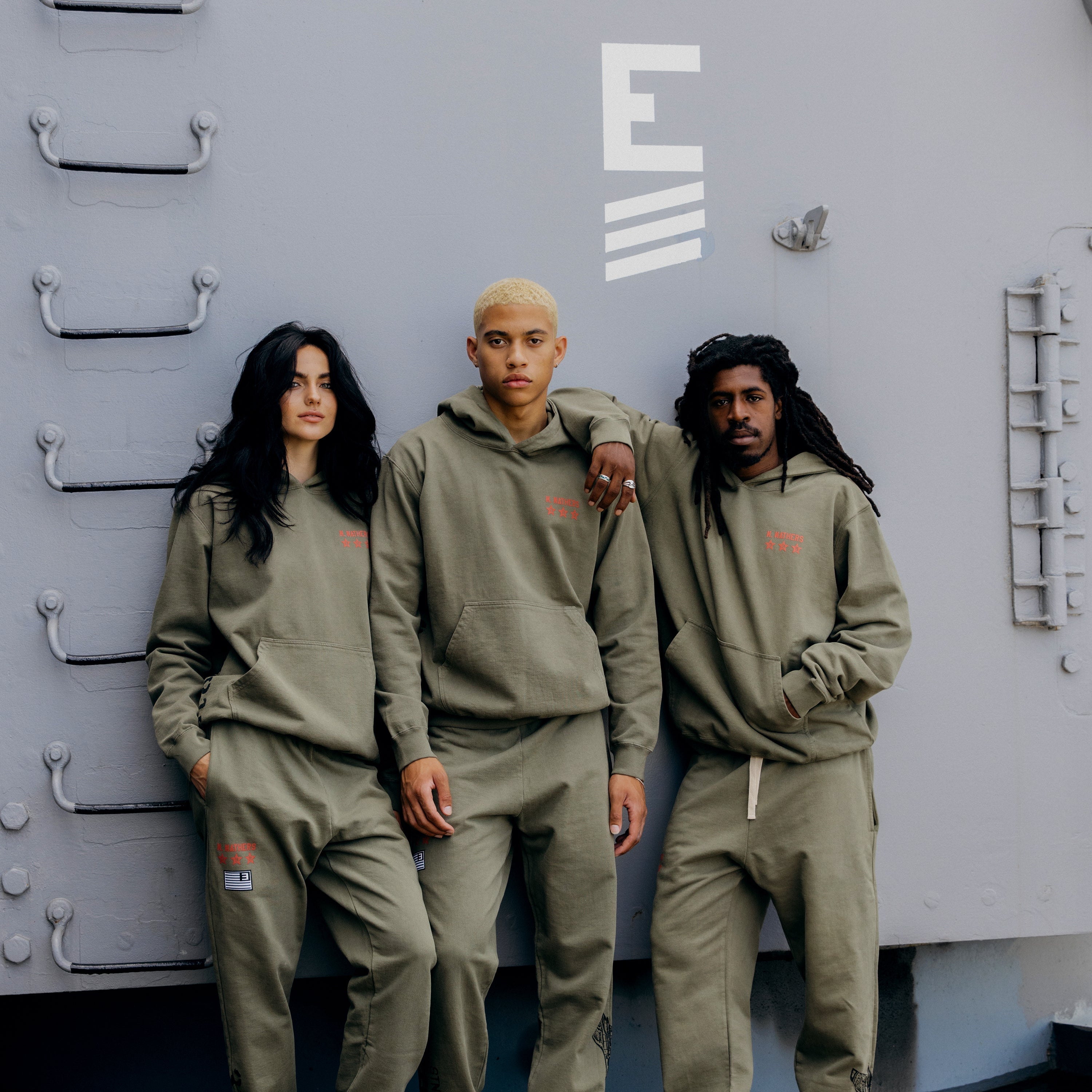 Eminem x Standard Issue Kamikaze Hoody Burnt Olive