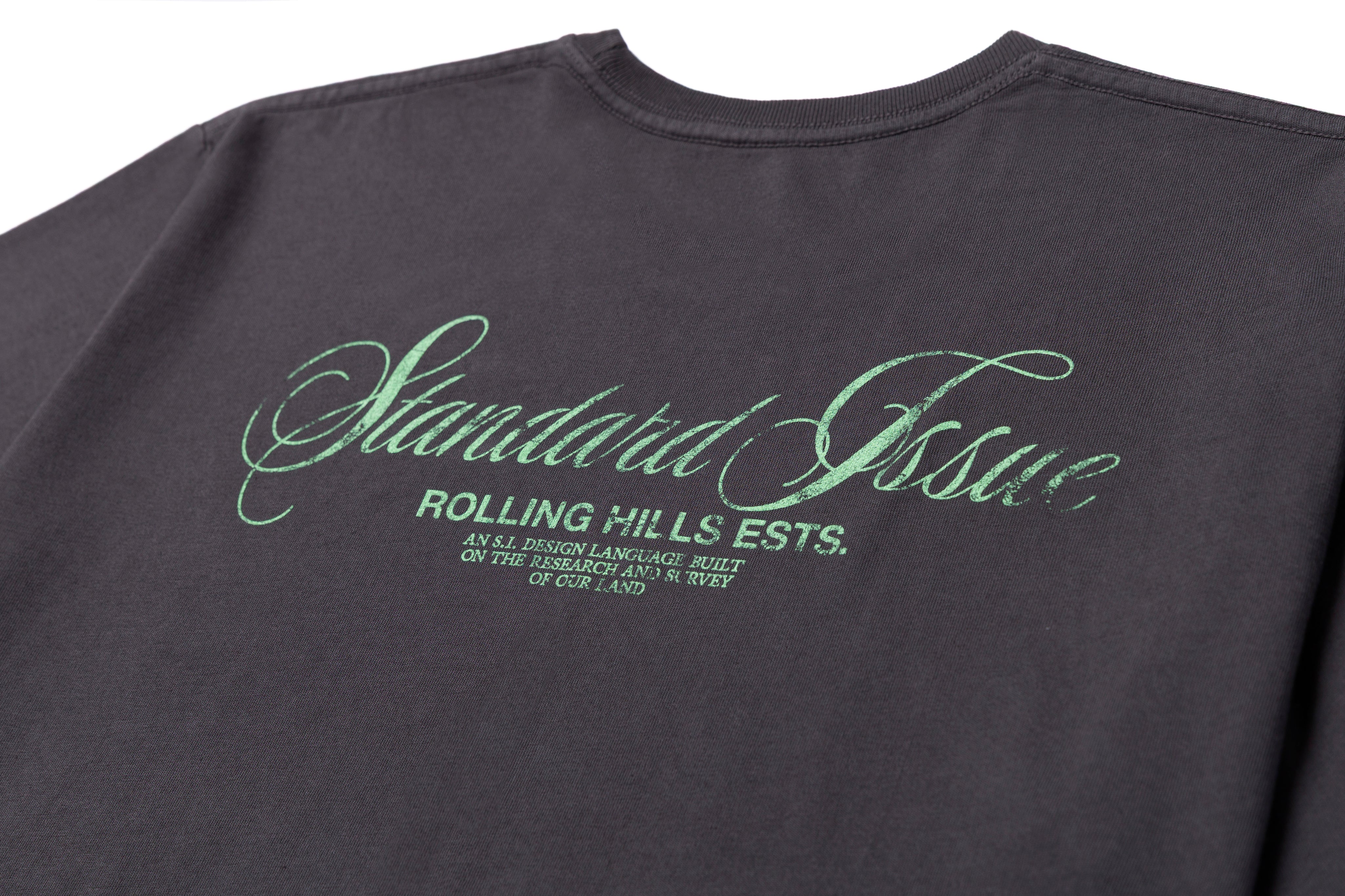Rolling Hills Estate Vintage Black Tee