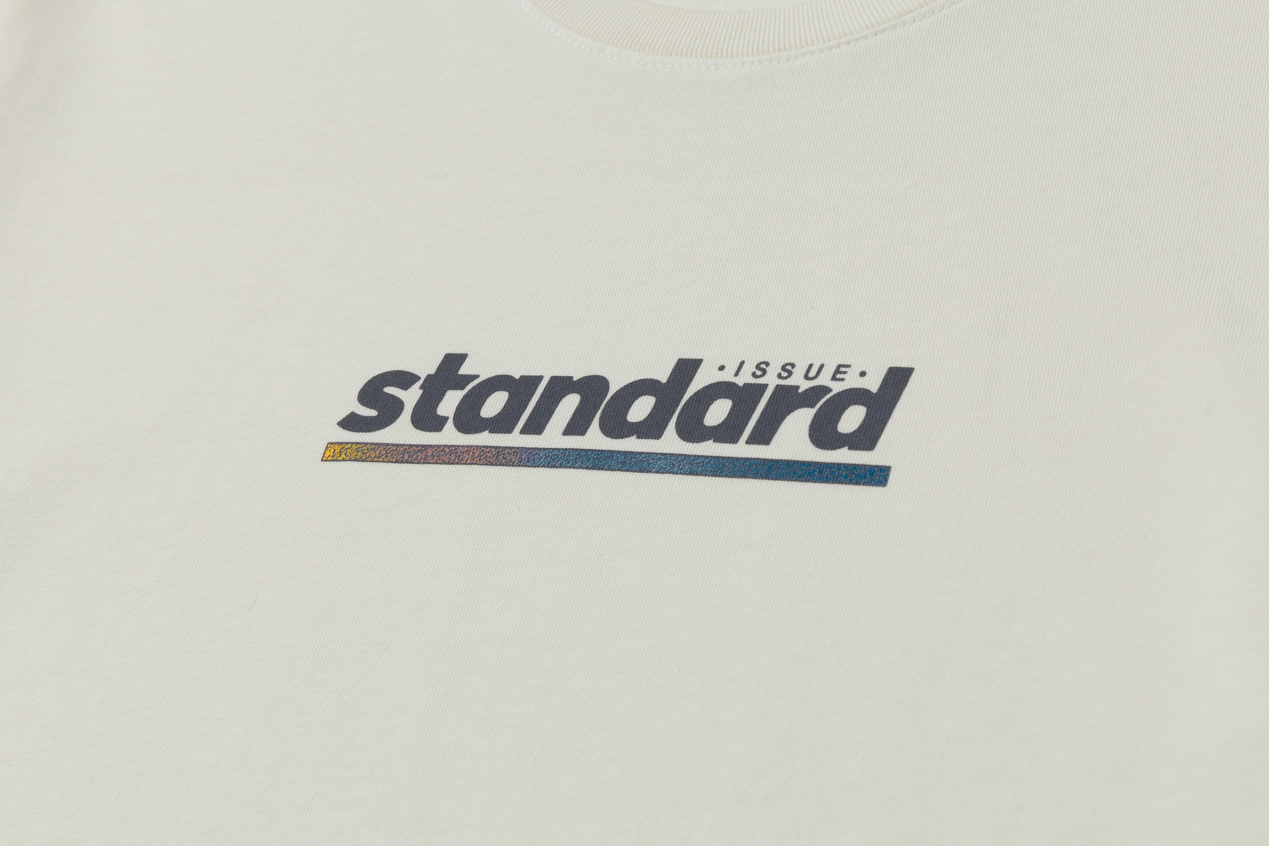 Sheer Script Cream Tee
