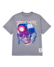 Megadeth Jumbo Vic Boxy Tee Washed Ace Grey