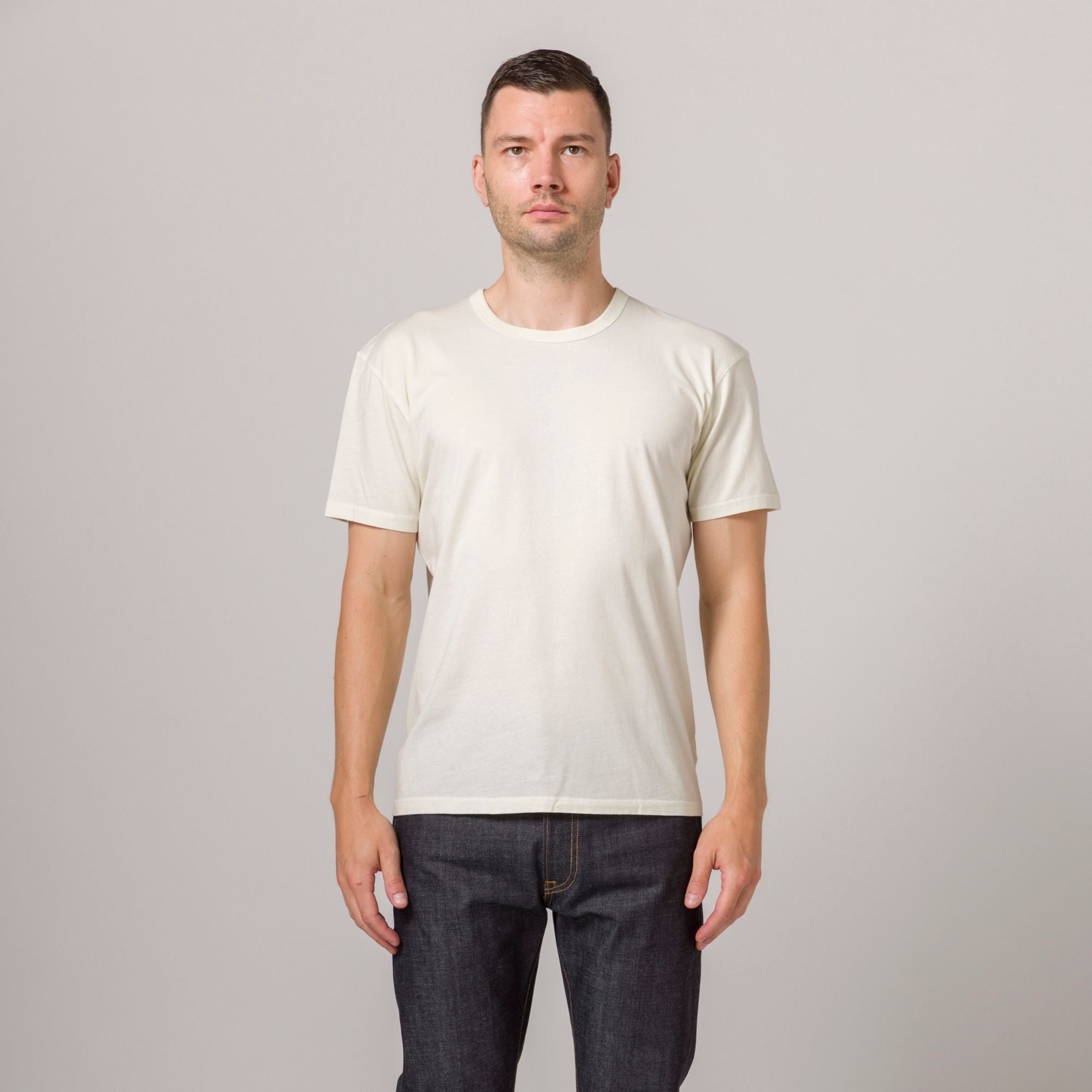 Fitted Tee Cream