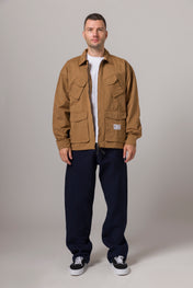 Suede Field Jacket Tan