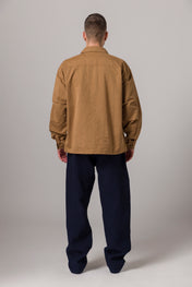 Suede Field Jacket Tan