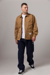 Suede Field Jacket Tan