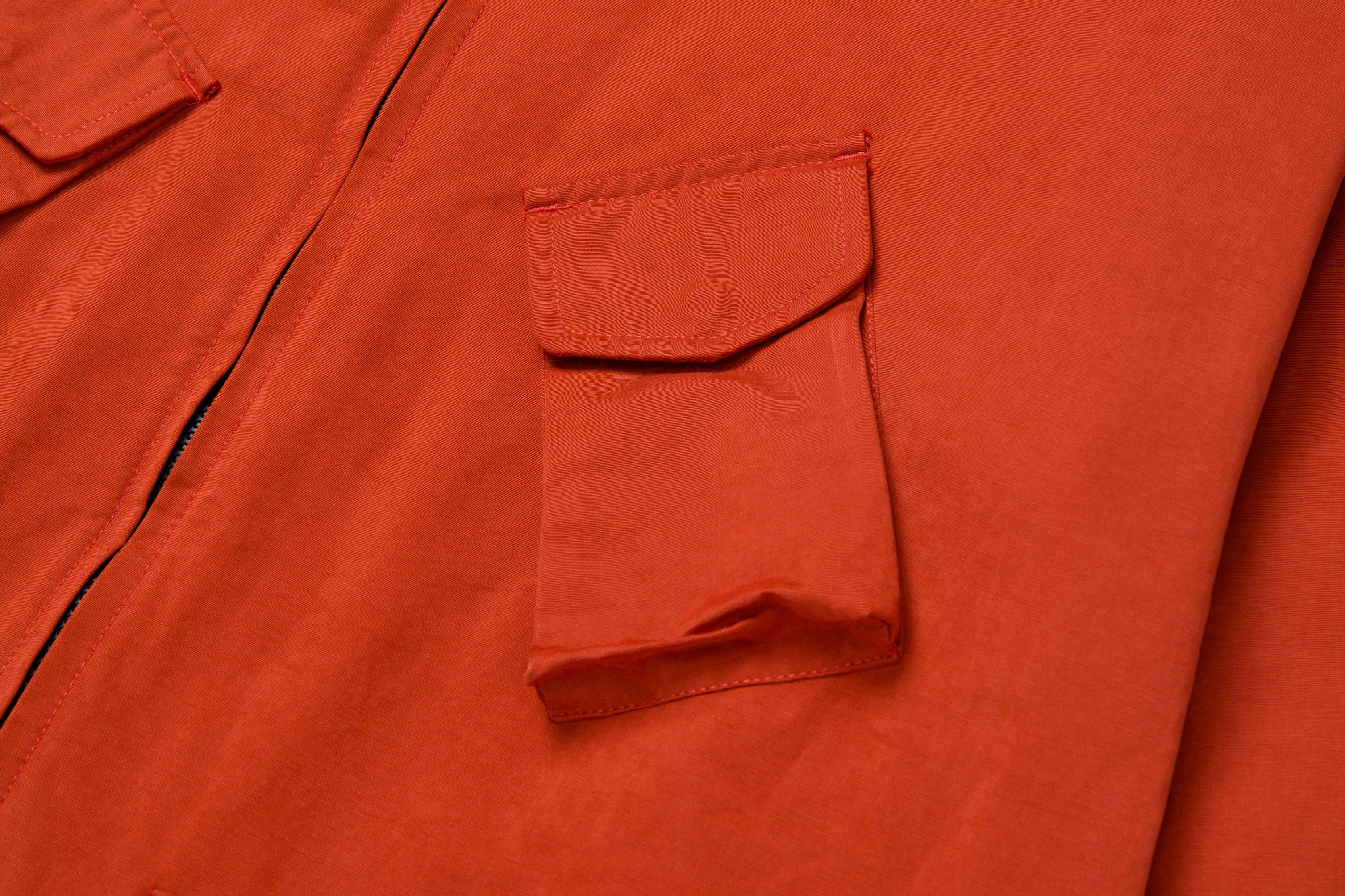 Suede Field Jacket Brick