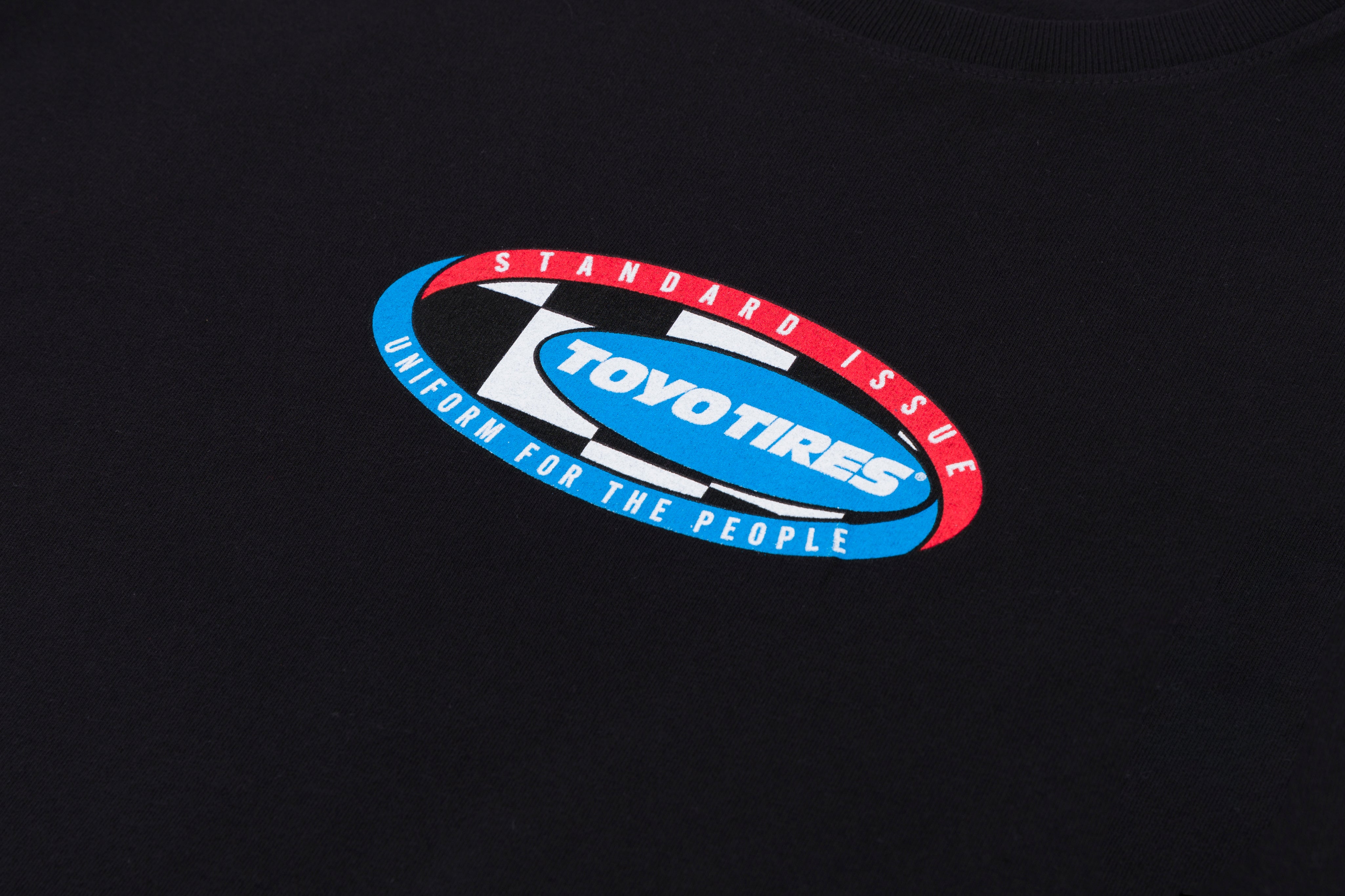 Team Toyo Maximum Traction Check Loop Long Sleeve Tee Black