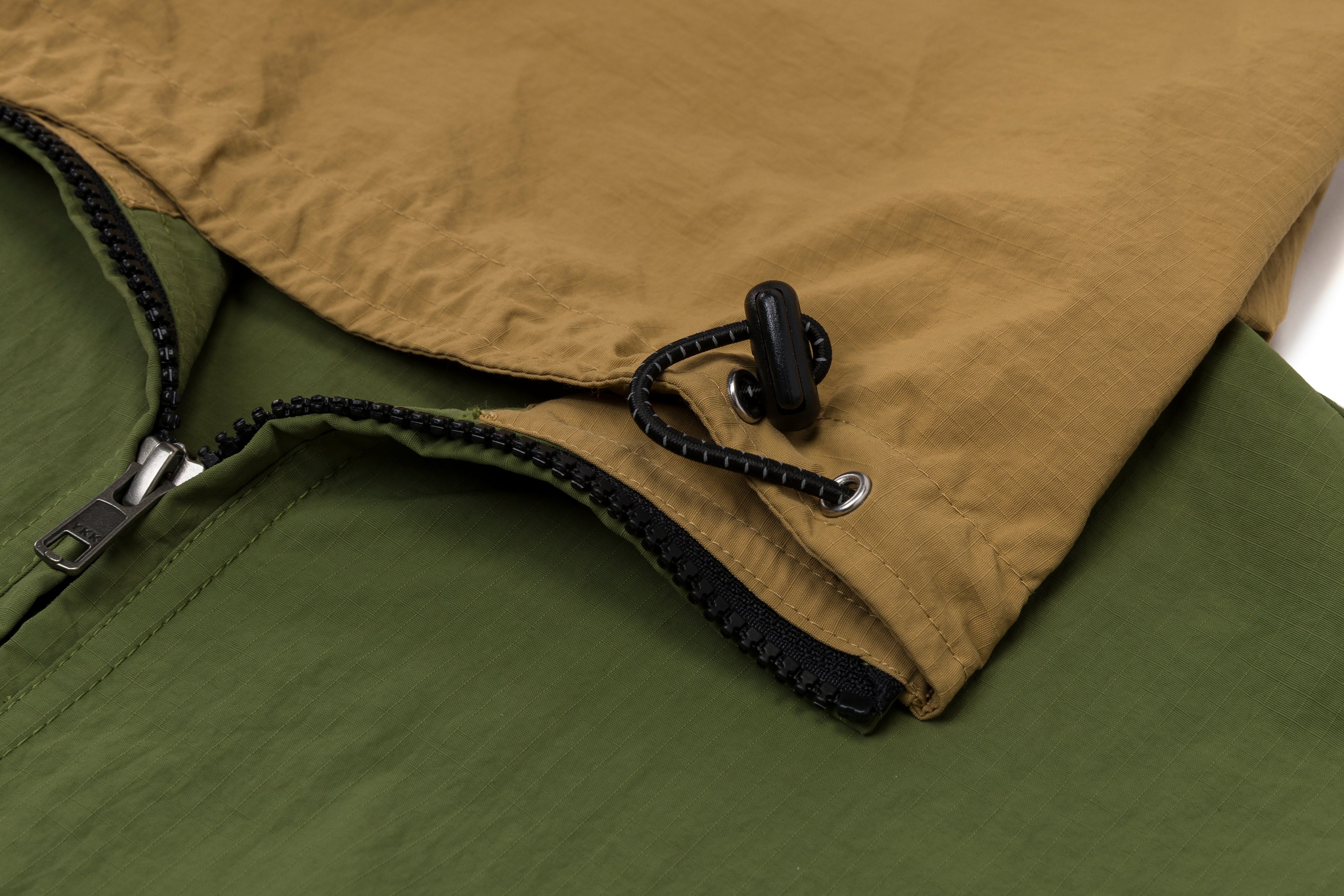 Anorak Jacket Olive Brown