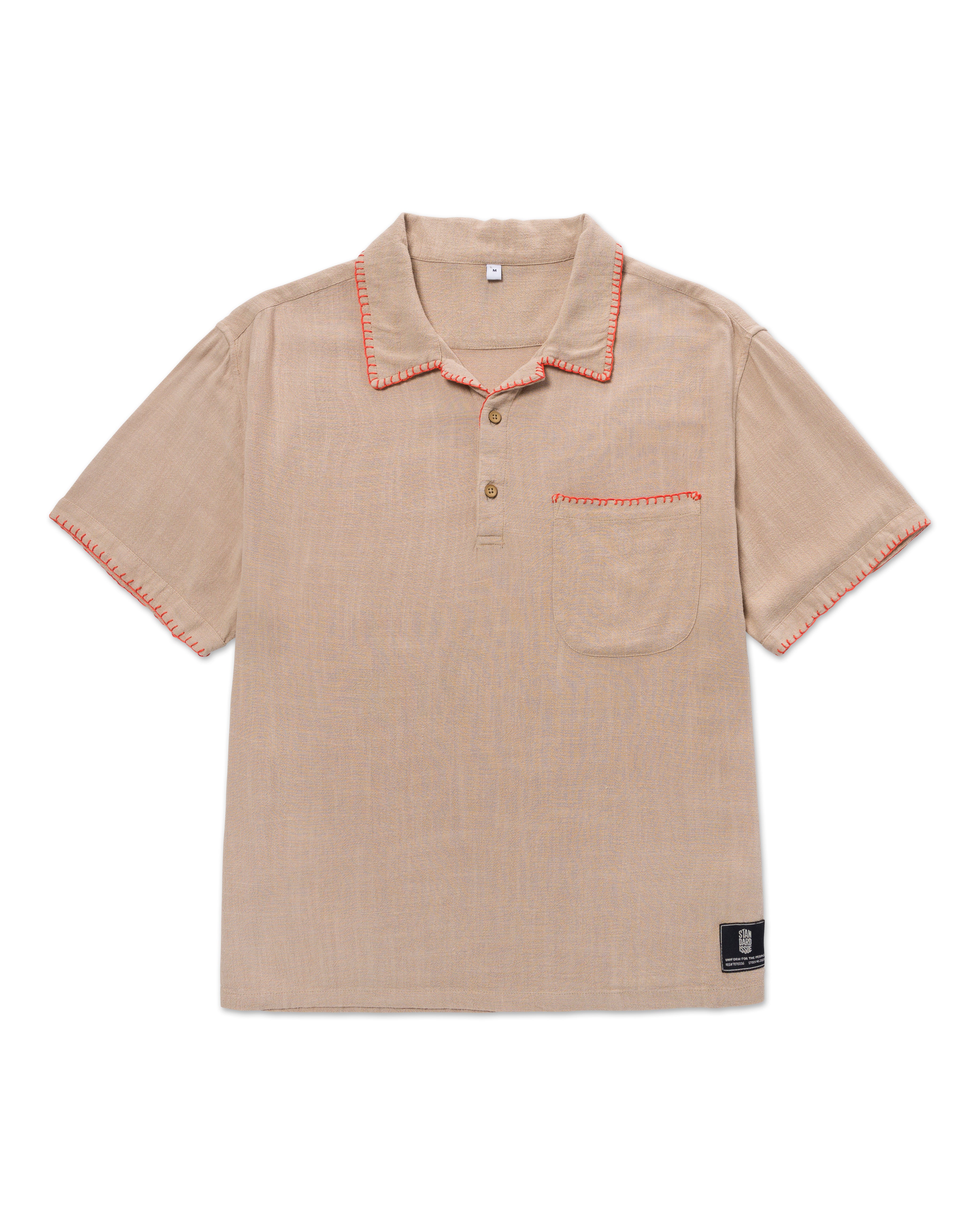 California Pull Over Shirt Beige