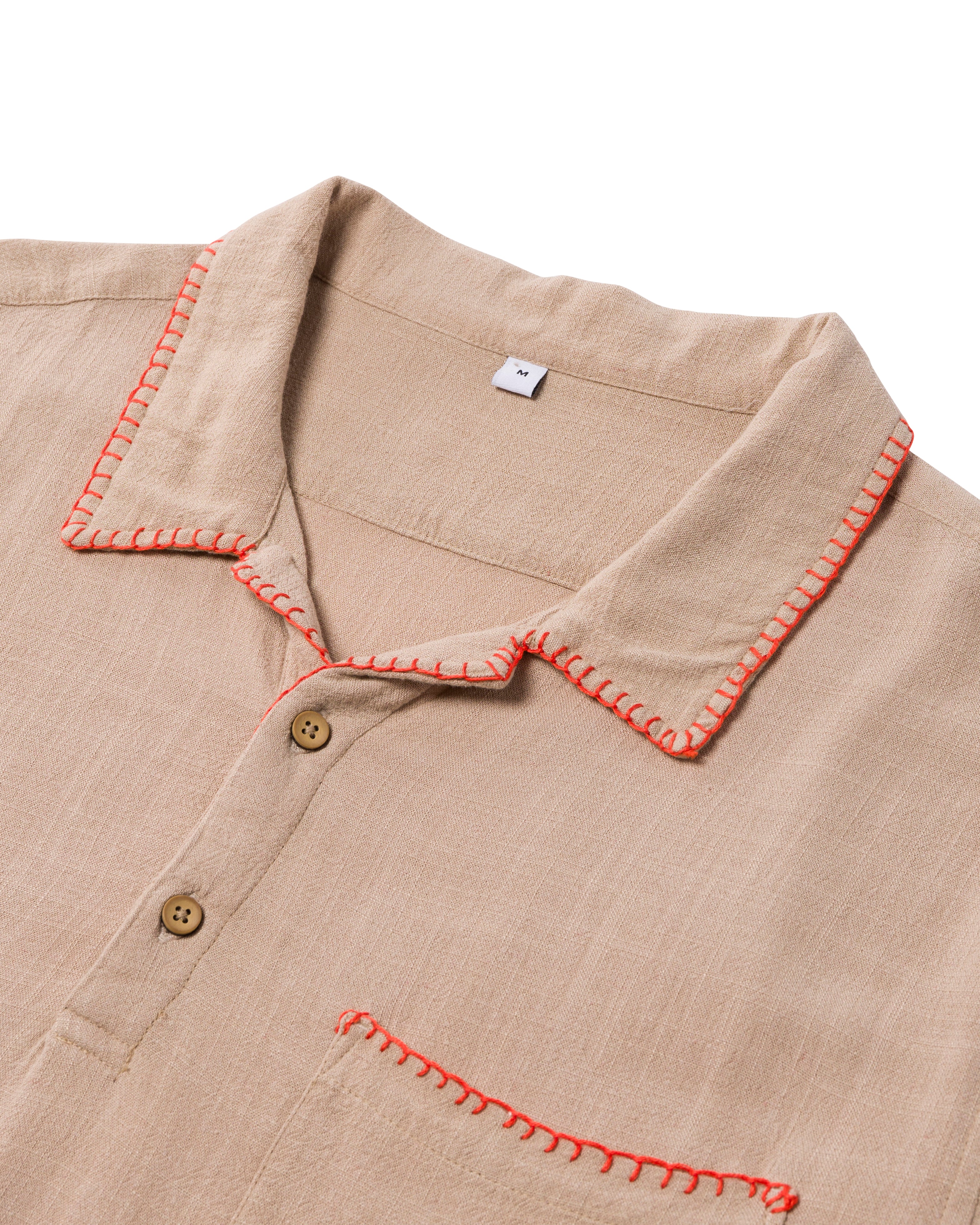California Pull Over Shirt Beige