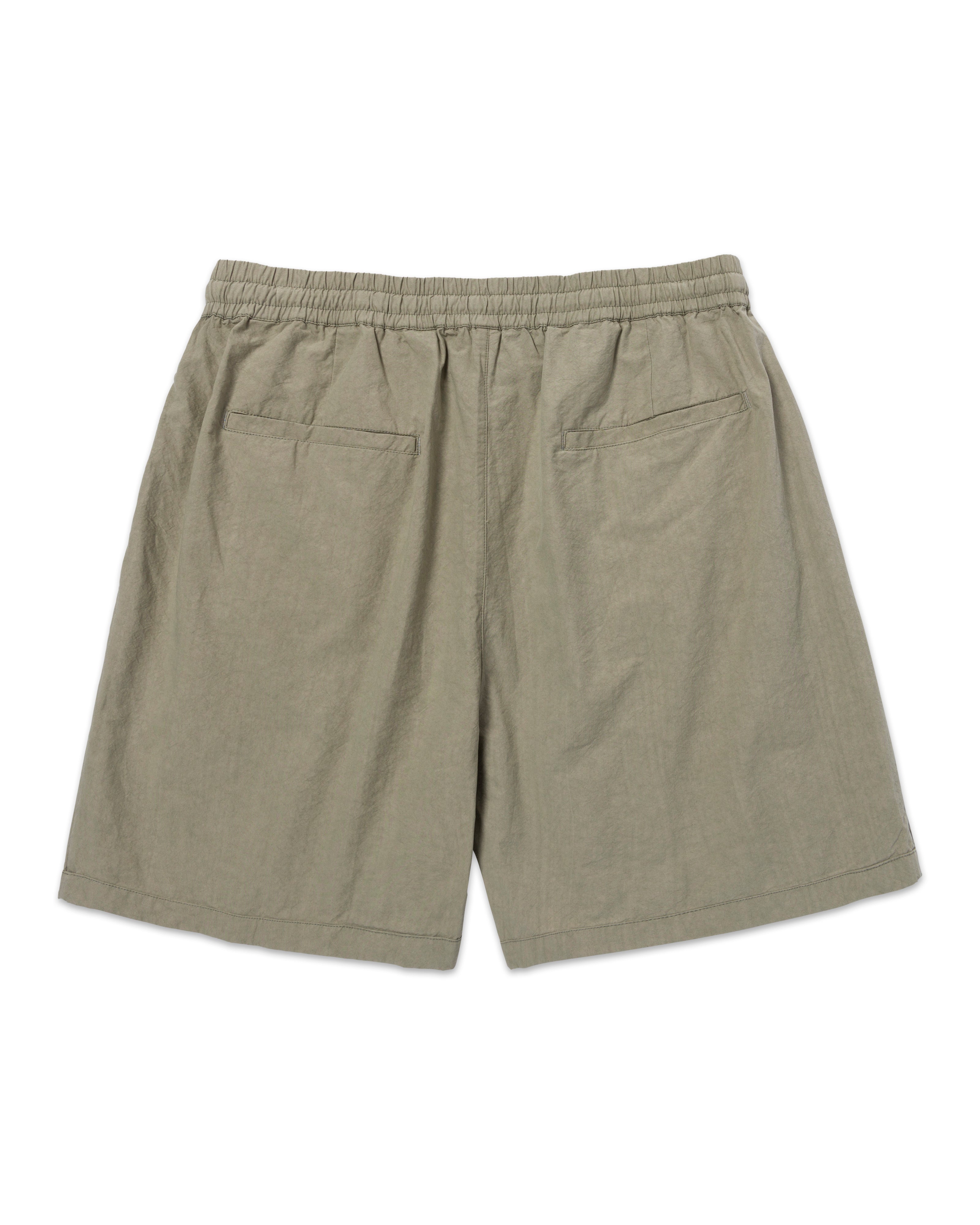 Camp Pleated Shorts Concrete
