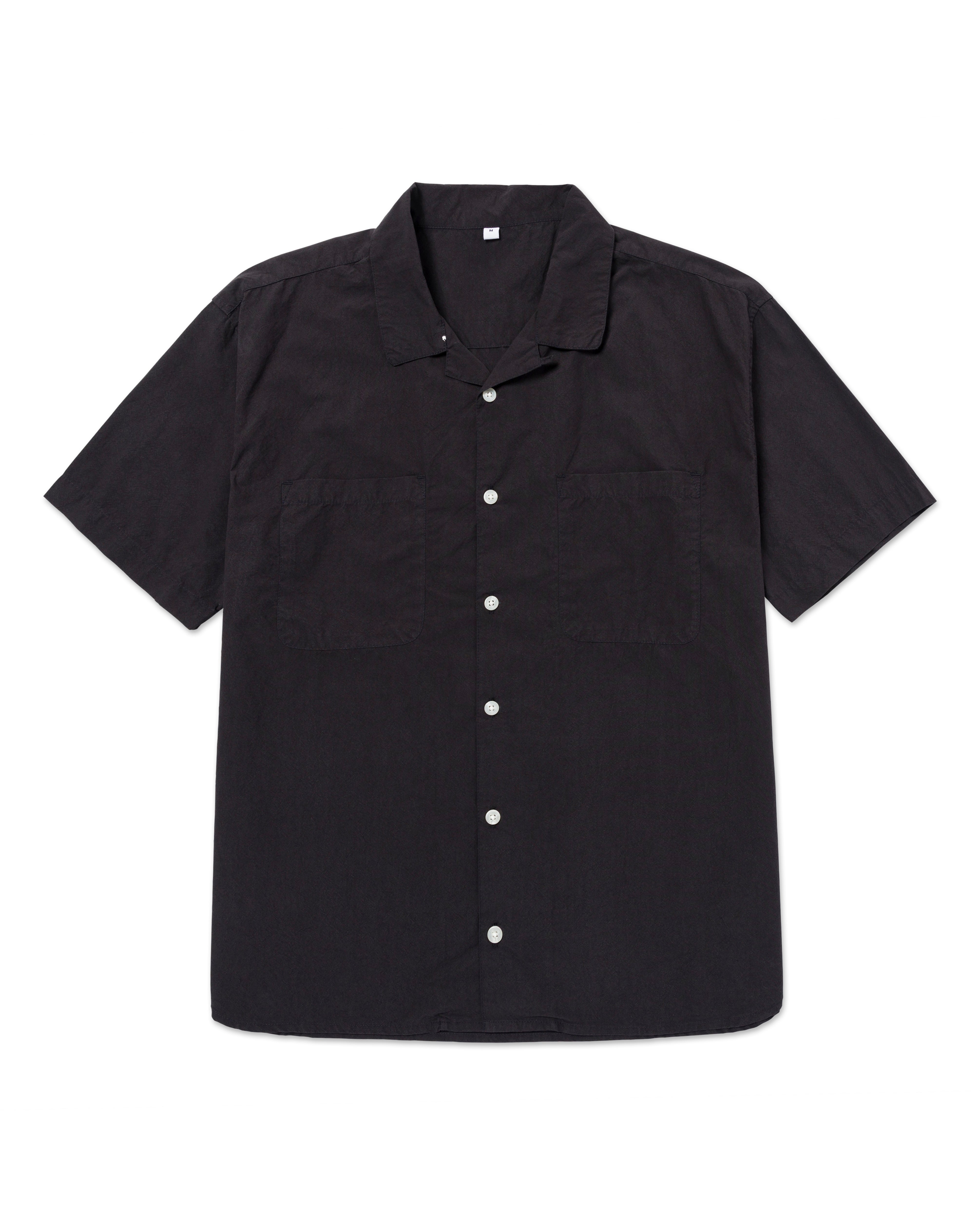 Camp Button Down Shirt Black