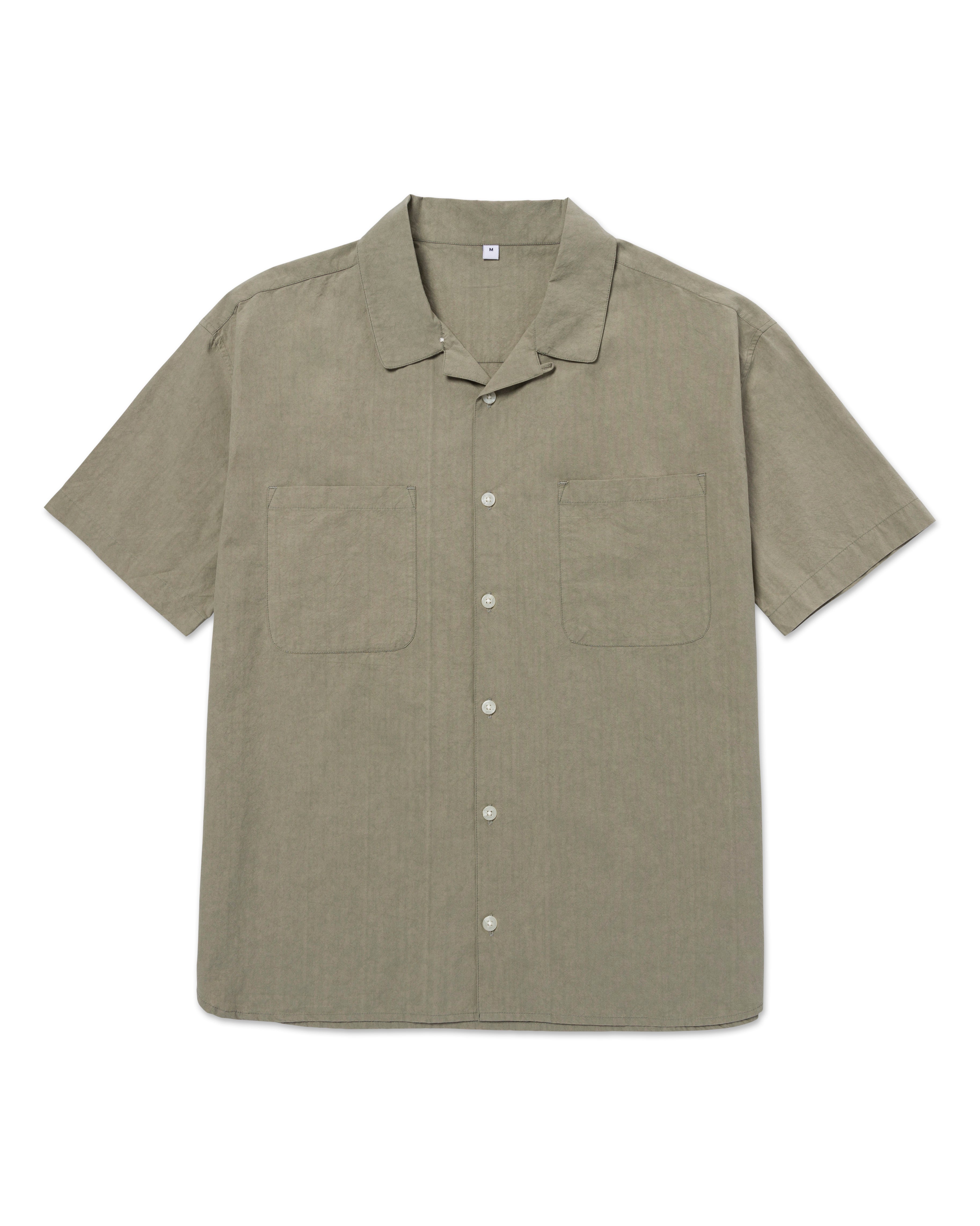 Camp Button Down Shirt Concrete