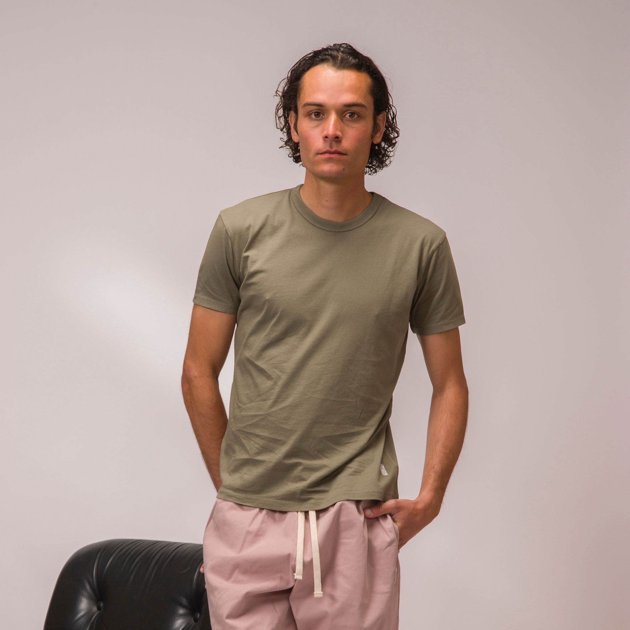 Fitted Tee Burnt Olive