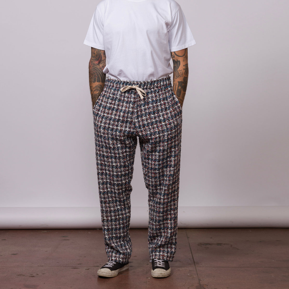 Tweed Slacker Pant Multi Blue STANDARD ISSUE TEES