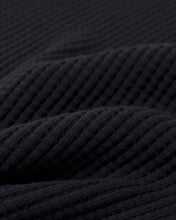 Short Sleeve Thermal Sweater Black