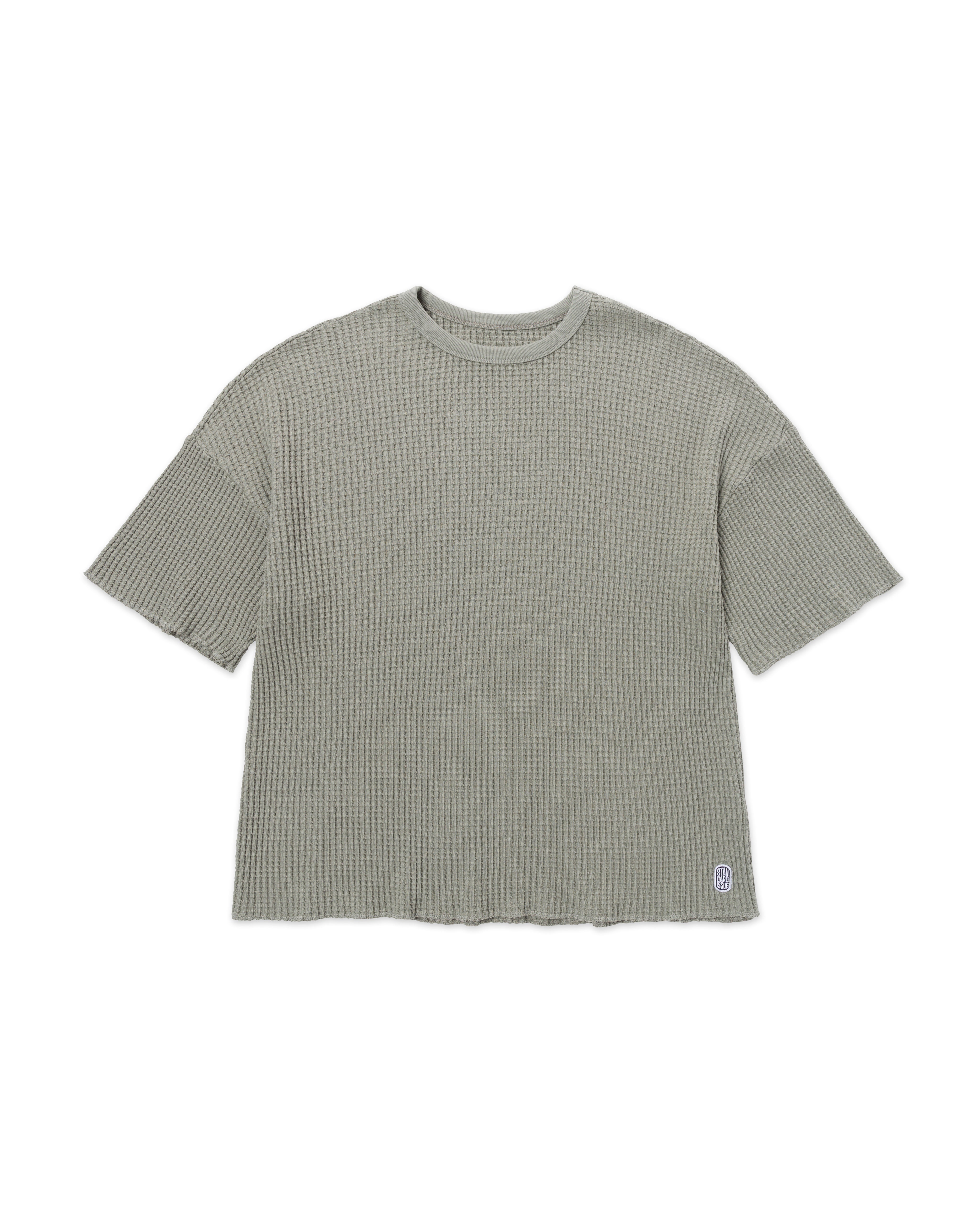 Short Sleeve Thermal Sweater Concrete