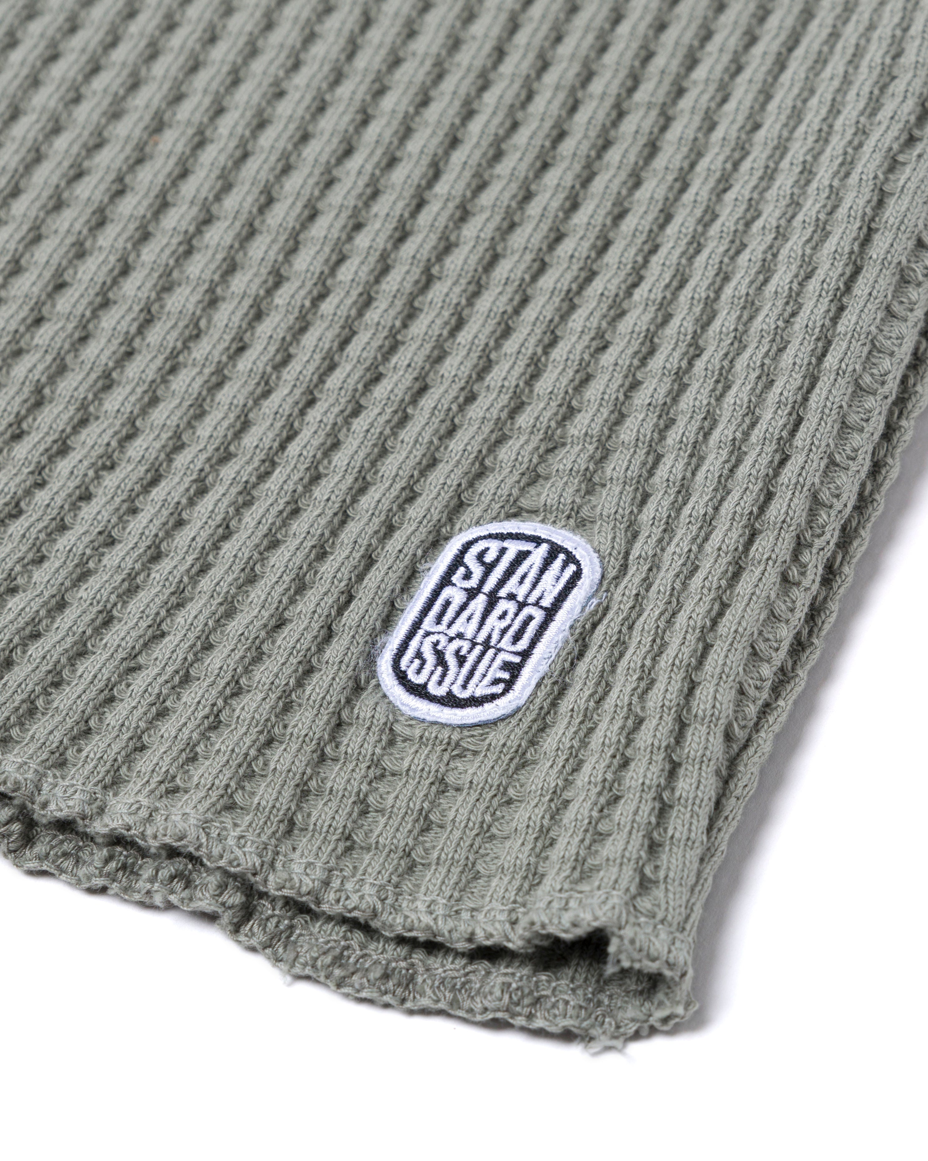 Short Sleeve Thermal Sweater Concrete