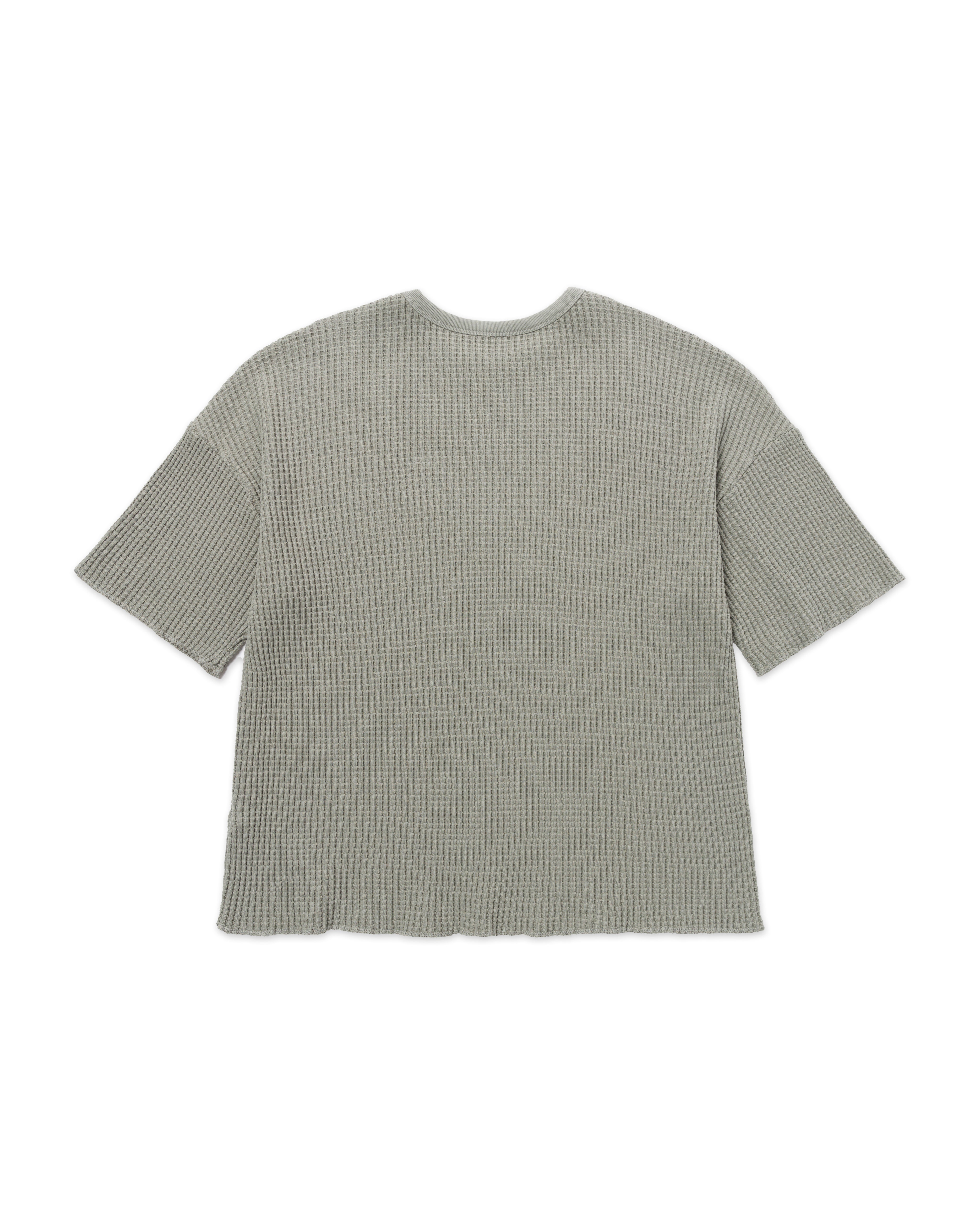 Short Sleeve Thermal Sweater Concrete