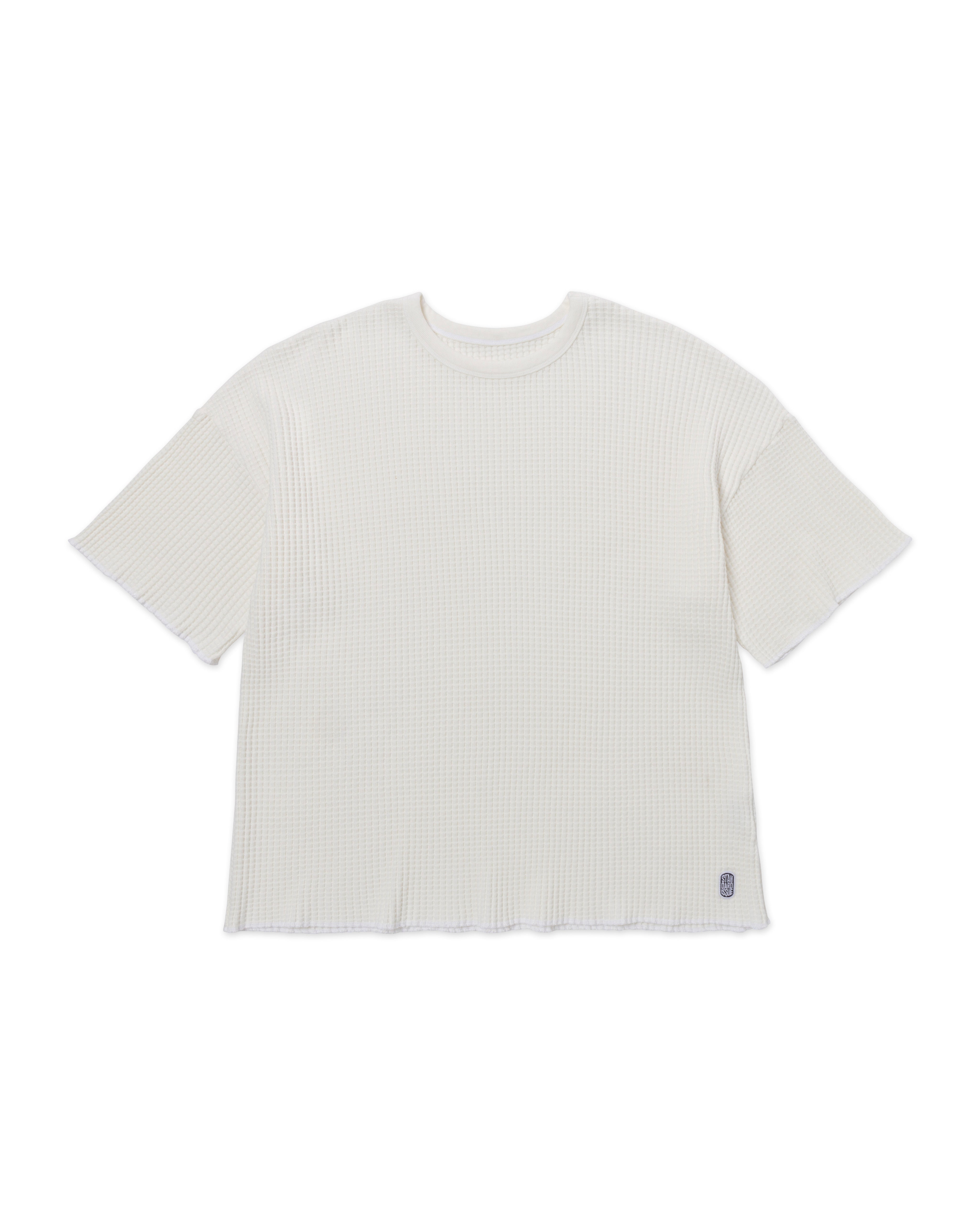Short Sleeve Thermal Sweater Natural