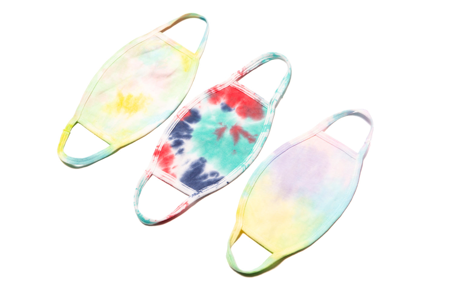 Cotton Mask Tie Dye Multi Pack - Three Pack