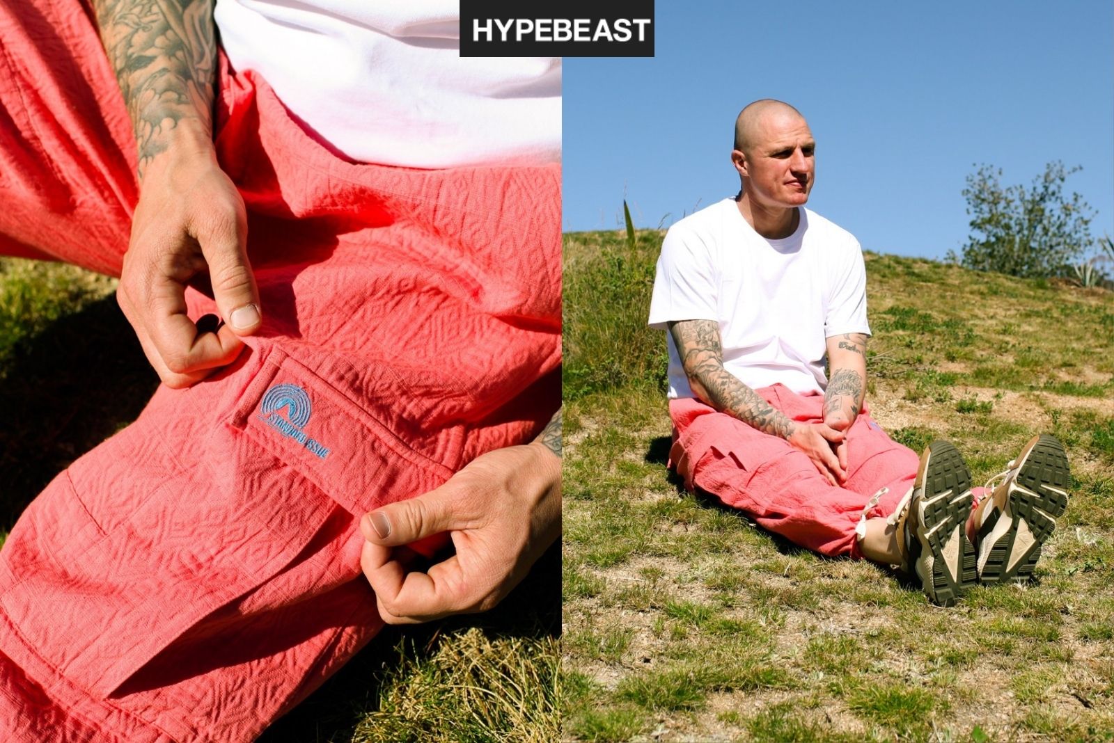Hypebeast 18 East and Standard Issue Tees' Gorecki Cargo Is Dropping in Summer-Ready "Salmon"