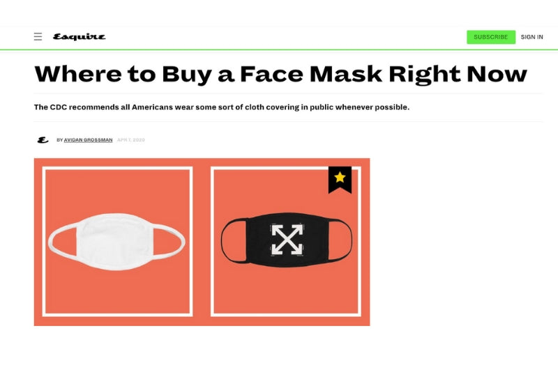 Esquire Masks
