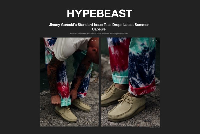 HypeBeast Feature's Standard Issue Latest Summer Drop
