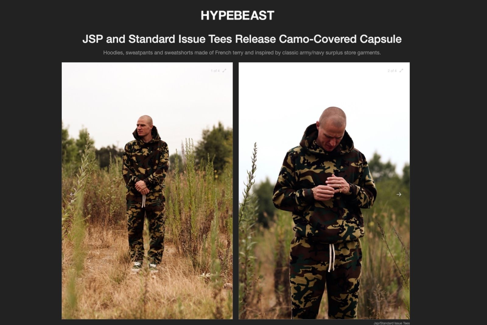 Hypebeast Camo Feature