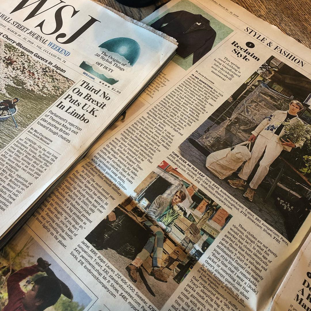 Standard Issue Tees Featured in WSJ Off-Duty