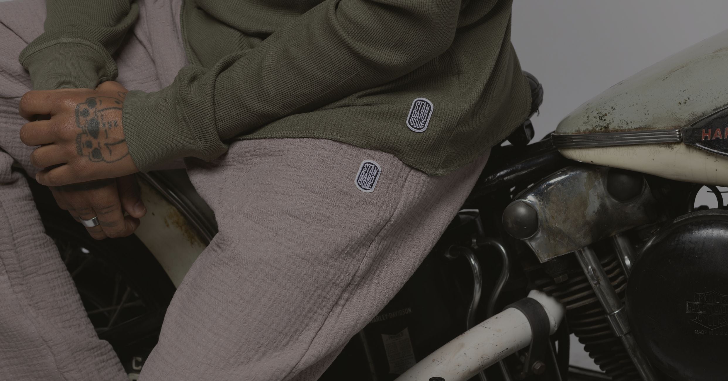 Sashiko Slacker Pant