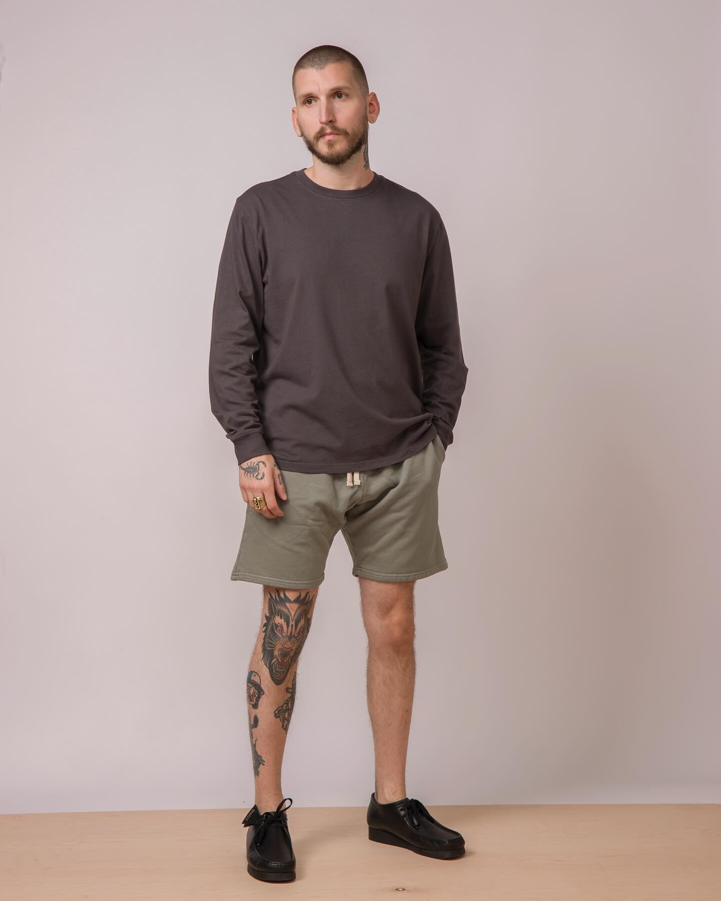 Standard Long Sleeve Multi-Three Pack (Vintage Black, Slate, Tiramisu)