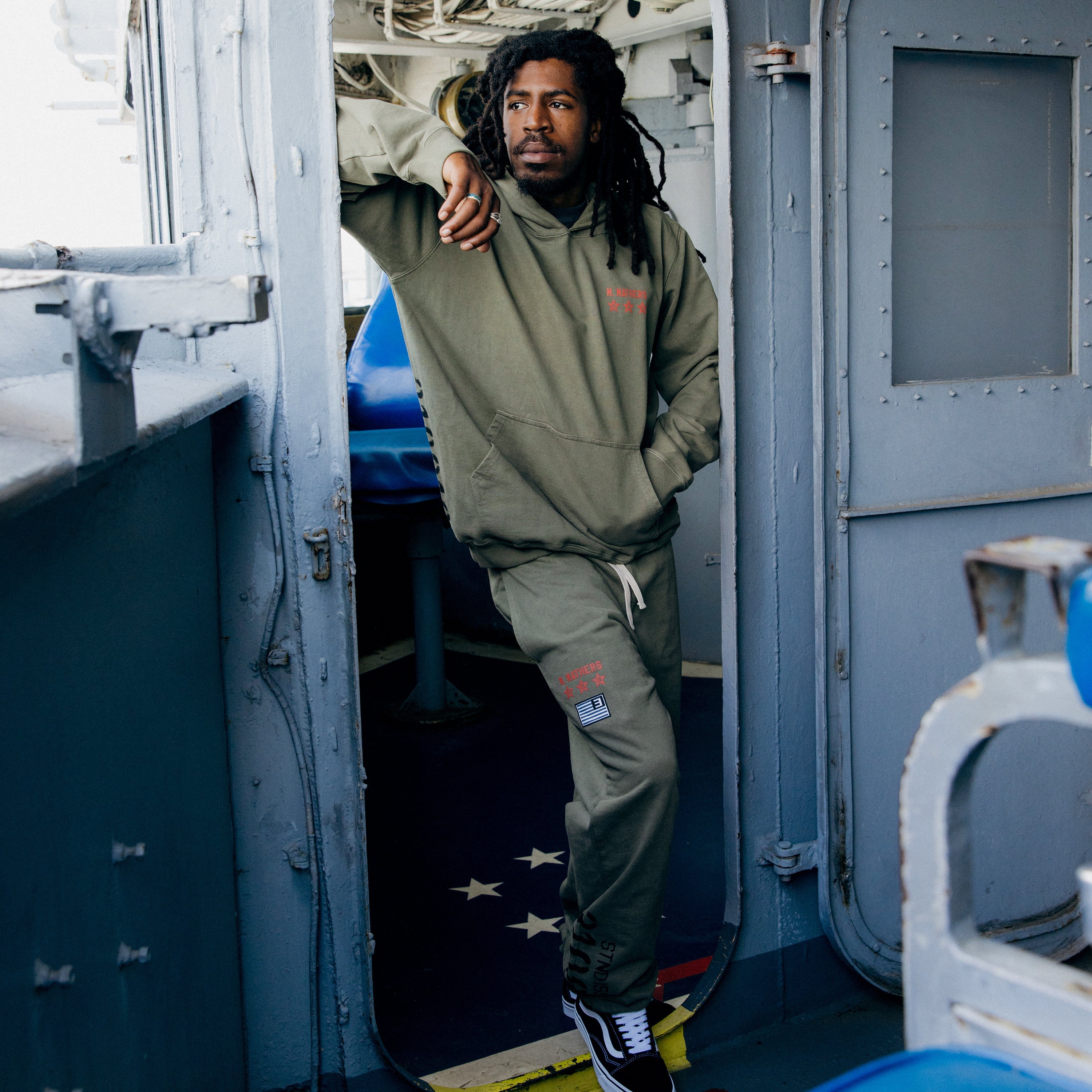 Eminem x Standard Issue Kamikaze Sweatpants Burnt Olive – STANDARD