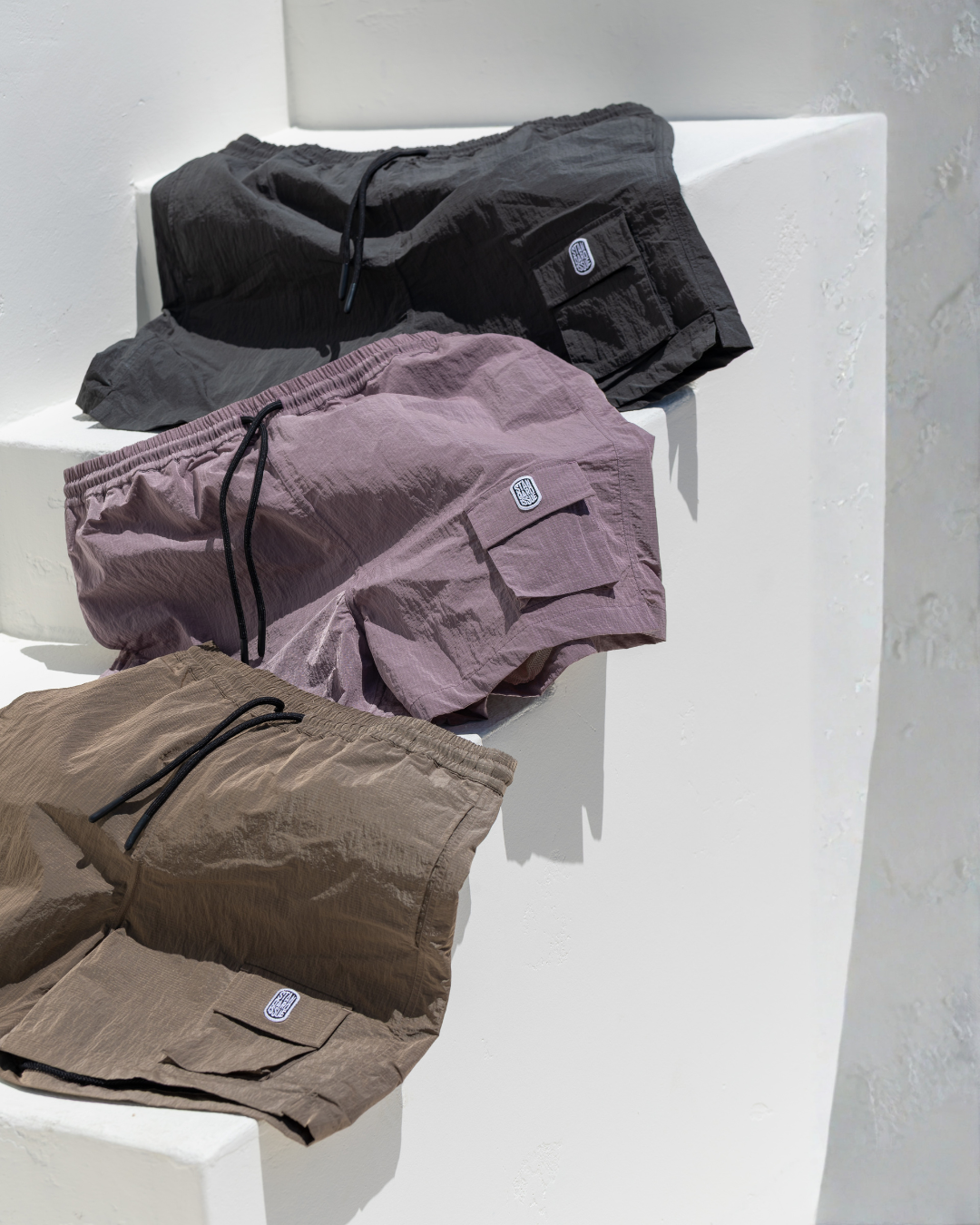 Tac Shorts Multi-Three Pack (Vintage Black, Brown, Moonscape)