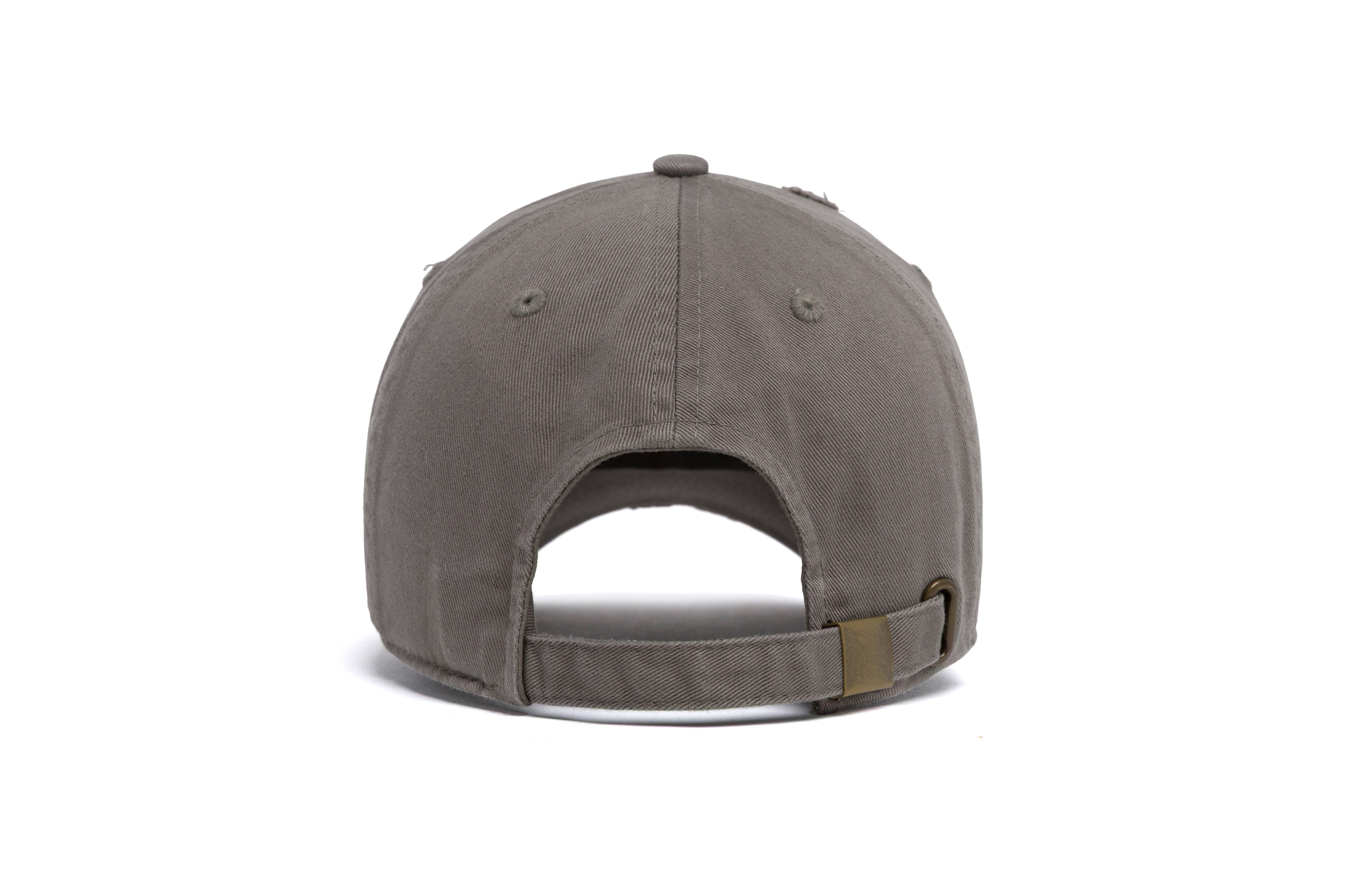 Hound Distressed Cement Strap Back Hat