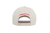 S Monogram Corduroy Cream Snap Back Hat
