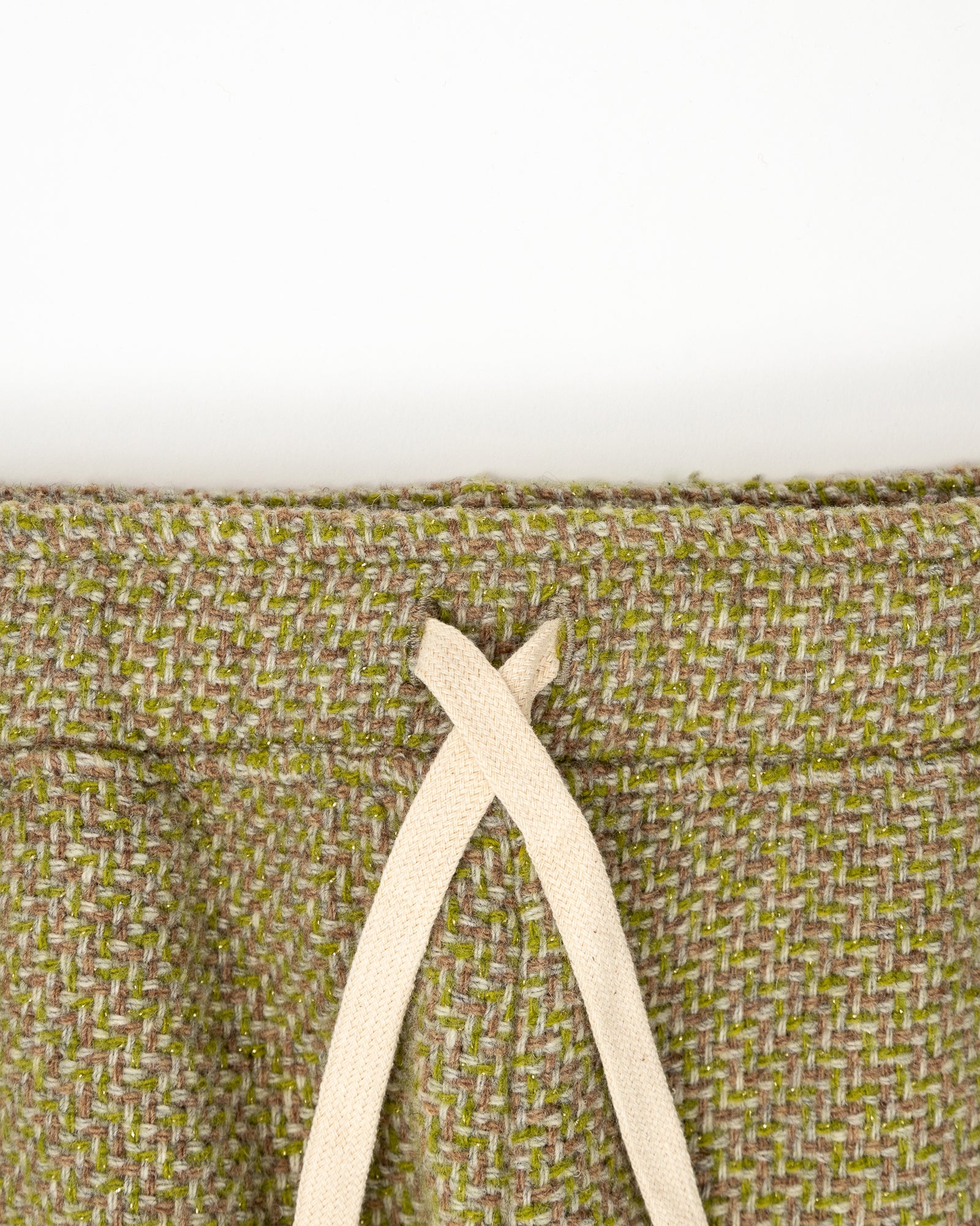 Tweed Lime Tan Slacker Pant