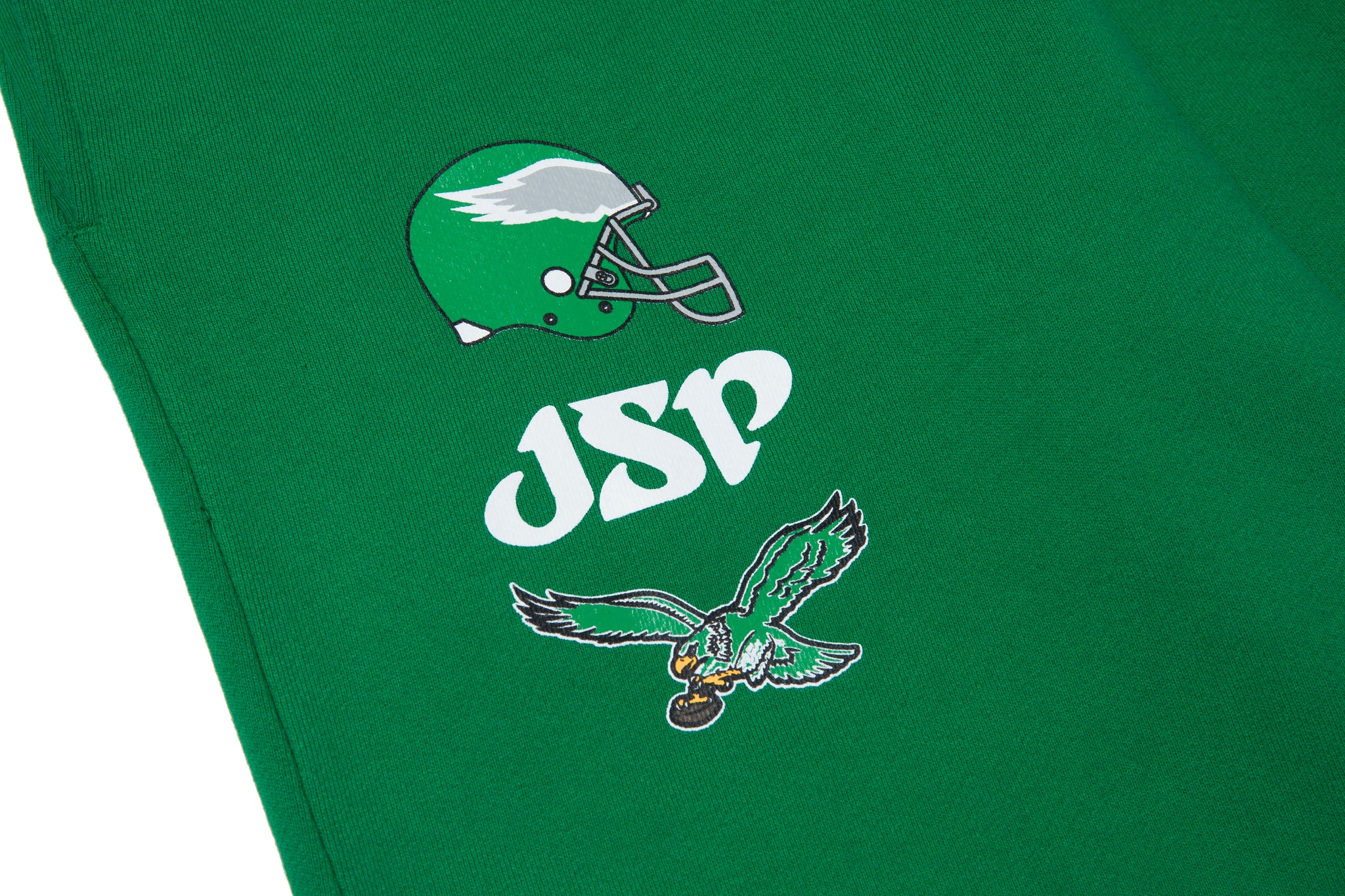 Philadelphia Eagles Throwback V-Logo Kelly Green T-Shirt