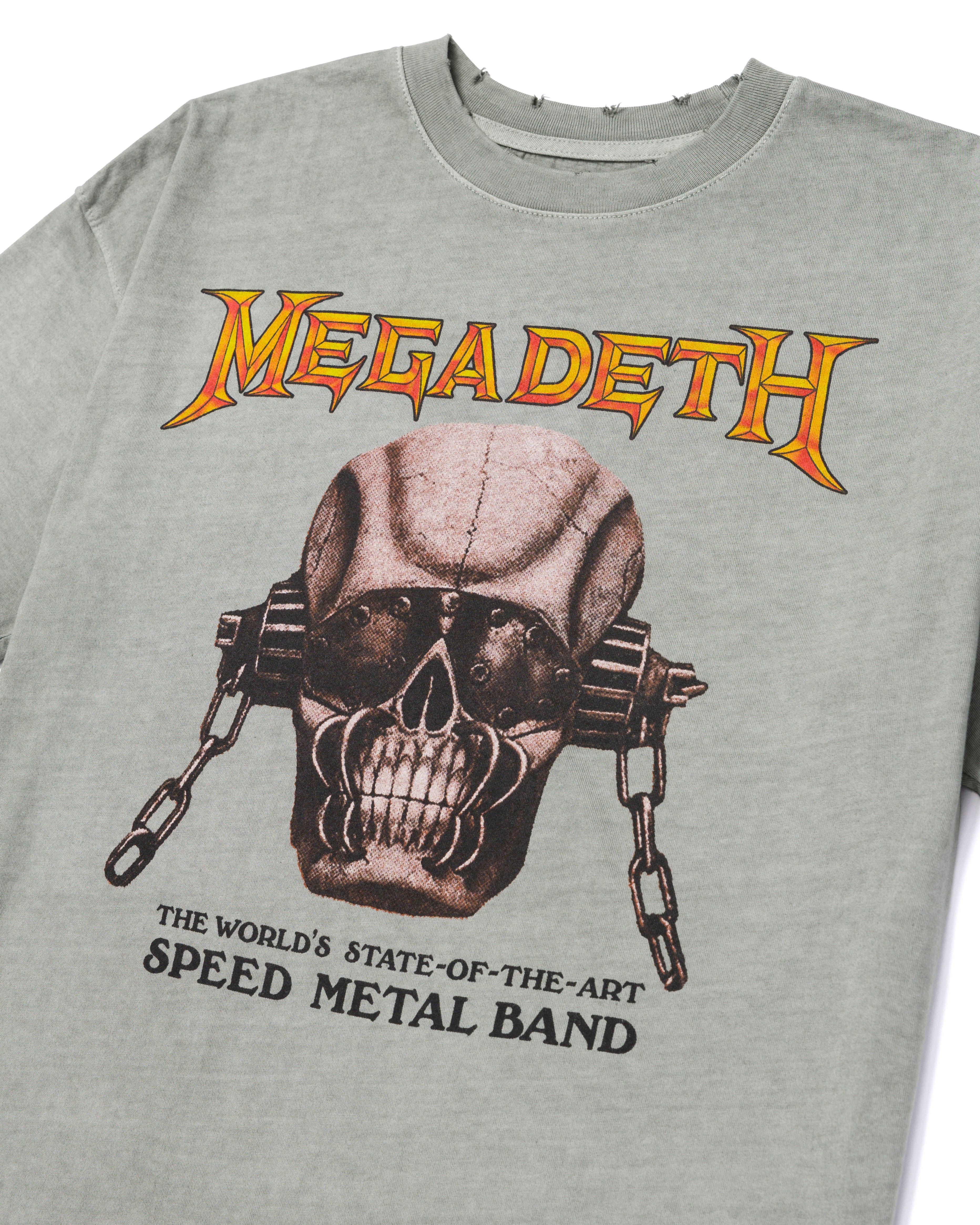 トップス Megadeth 90's Megadeth T-Shirt 1990 Rust In Peace Album Band Tour Tee