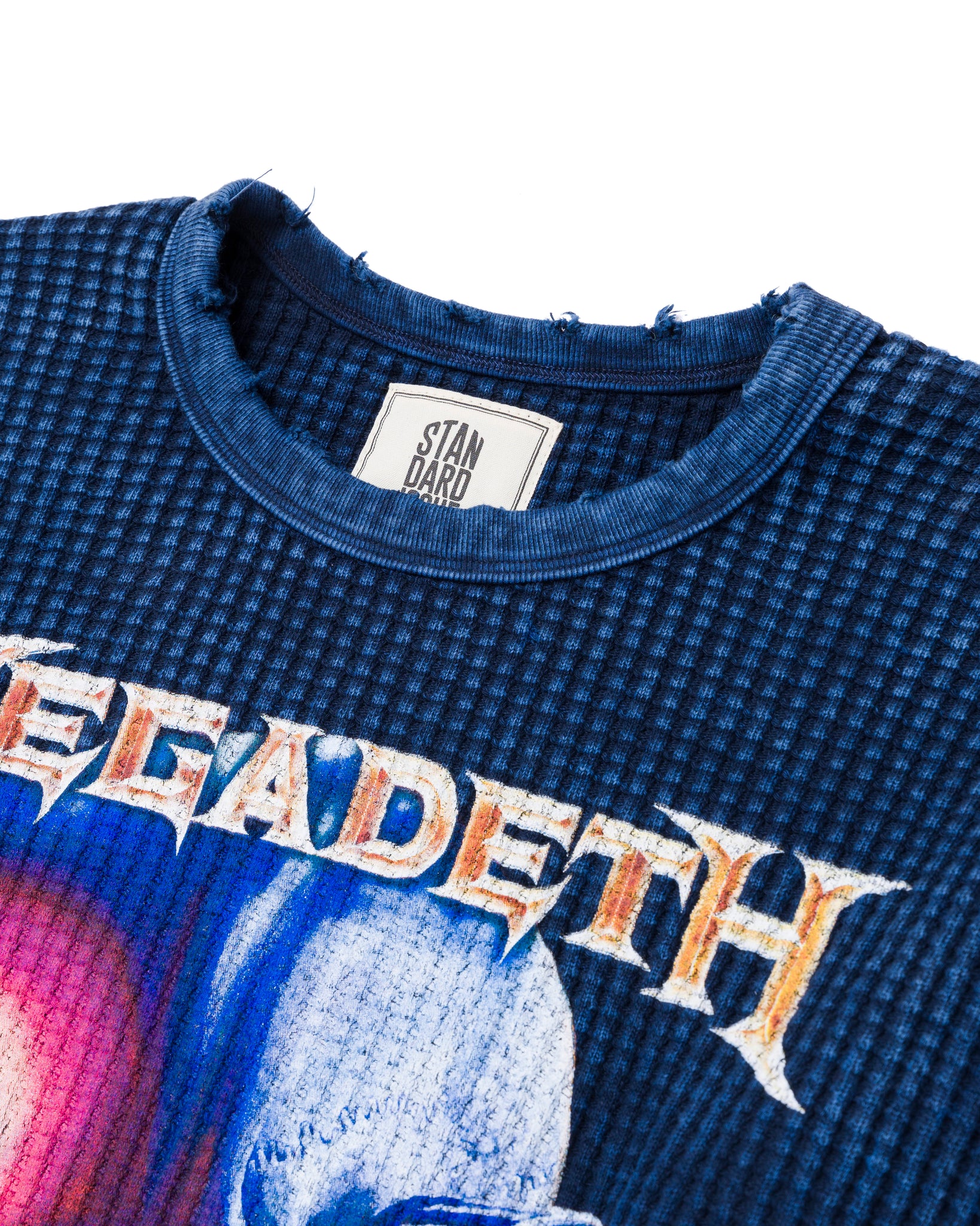 Megadeth Jumbo Vic Thermal Sweater Mineral Navy