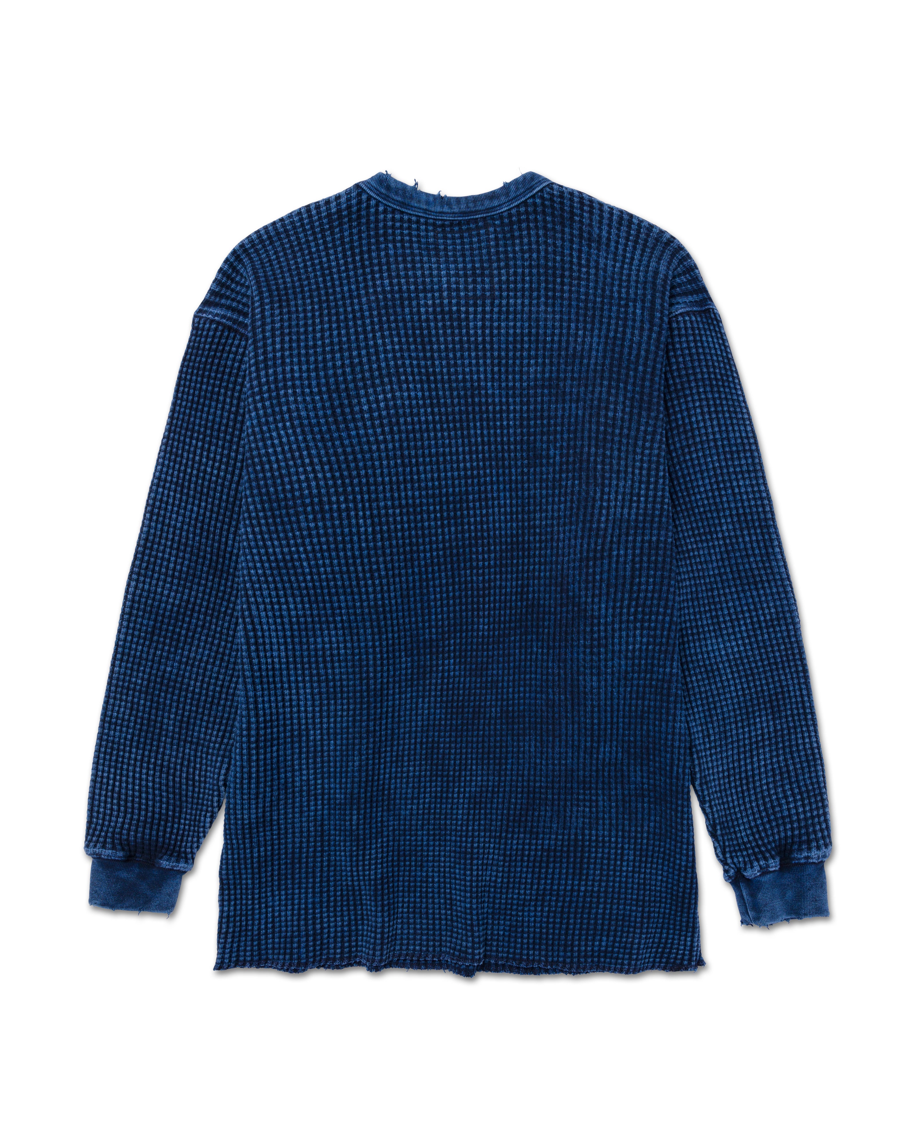 Megadeth Jumbo Vic Thermal Sweater Mineral Navy – STANDARD ISSUE TEES