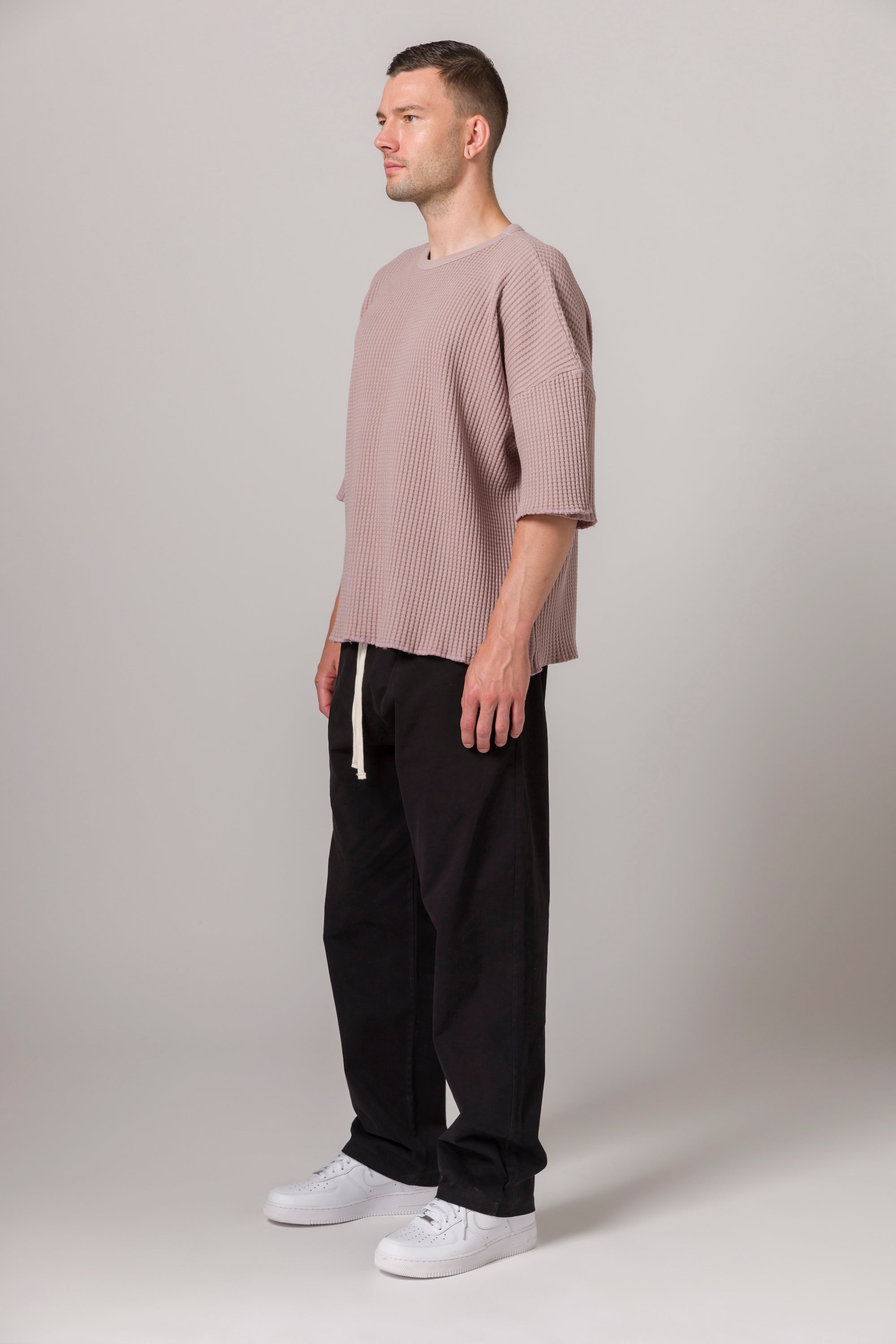 Short Sleeve Thermal Sweater Antler