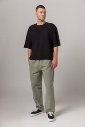 Short Sleeve Thermal Sweater Black