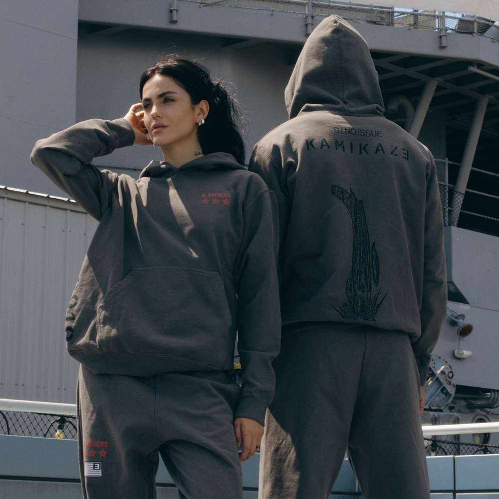Eminem x Standard Issue Kamikaze Hoody Bungee Cord – STANDARD ISSUE Eminem x Standard Issue Kamikaze Hoody Bungee Cord – STANDARD ISSUE