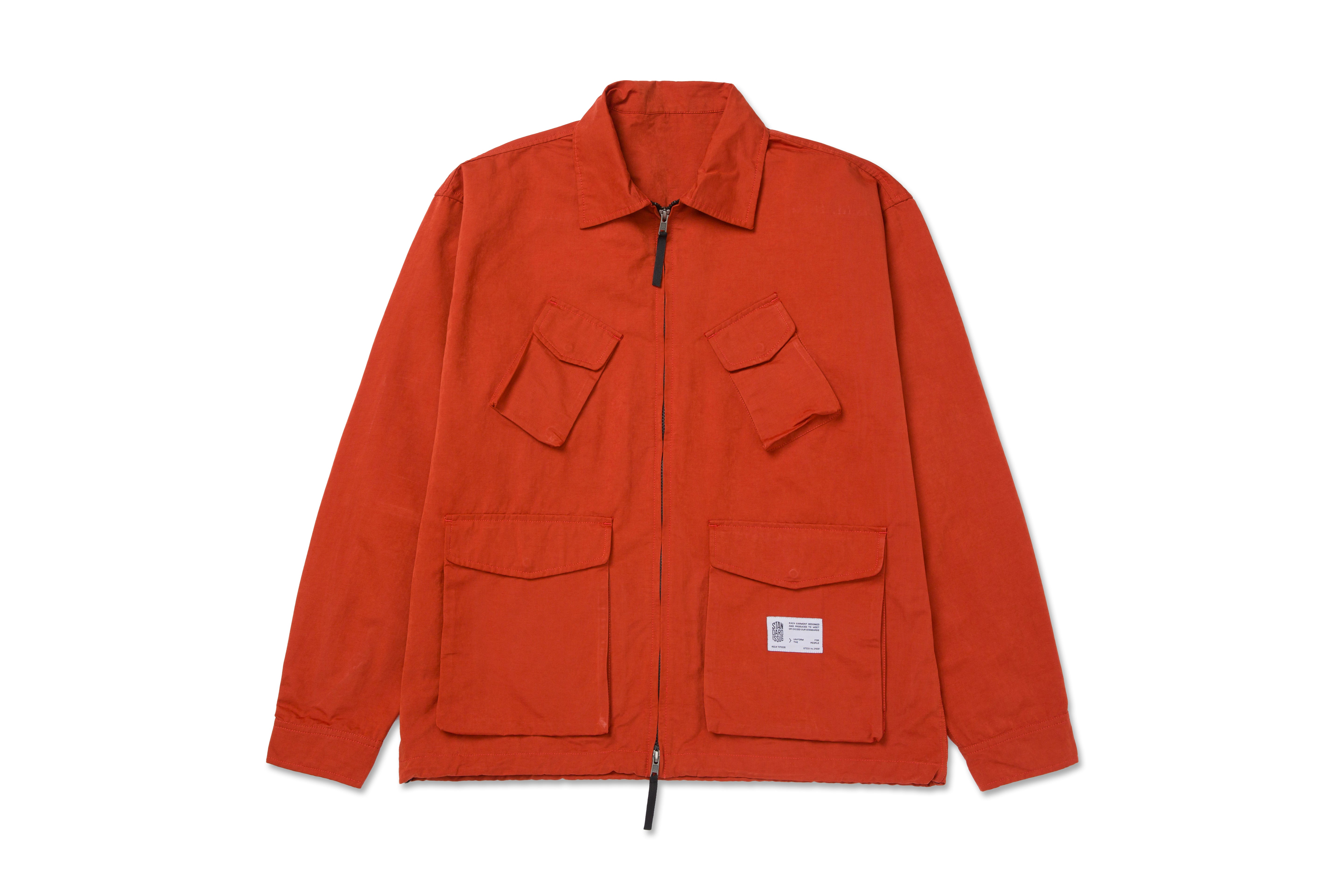 Suede Field Jacket Brick – STANDARD ISSUE
