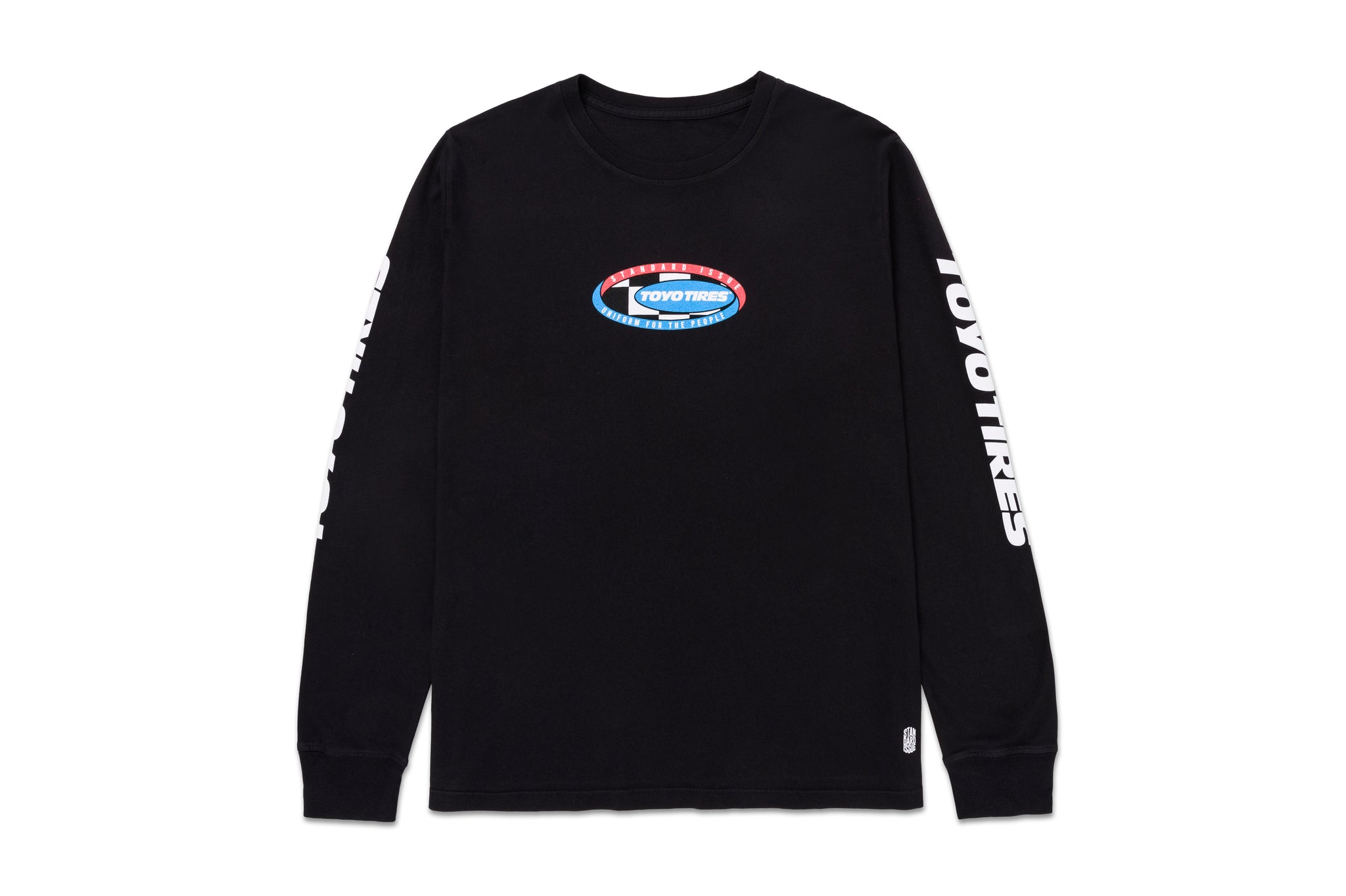 Team Toyo Maximum Traction Check Loop Long Sleeve Tee Black